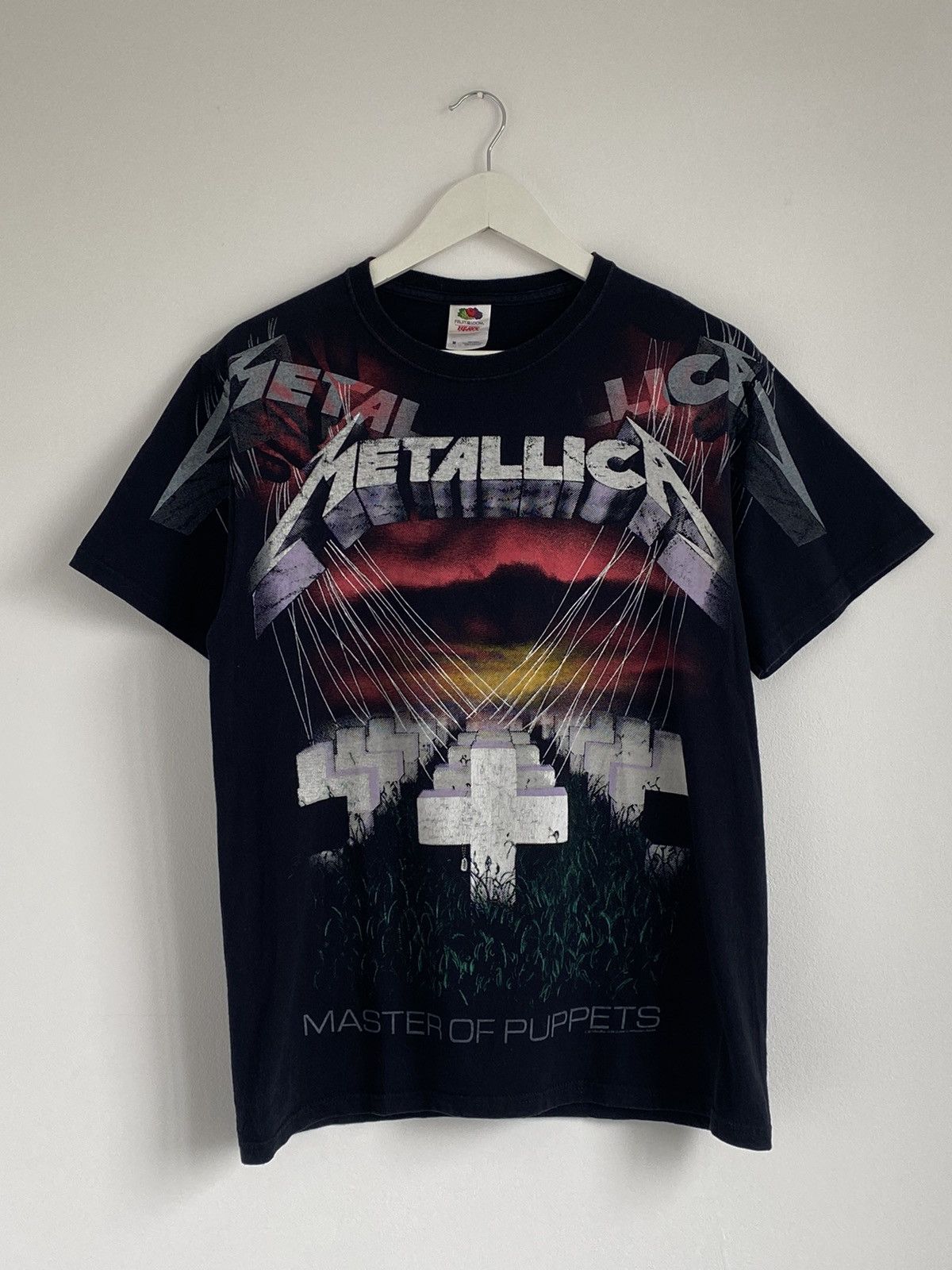 00s Metallica Master Of Muppets Overprint T-shirt