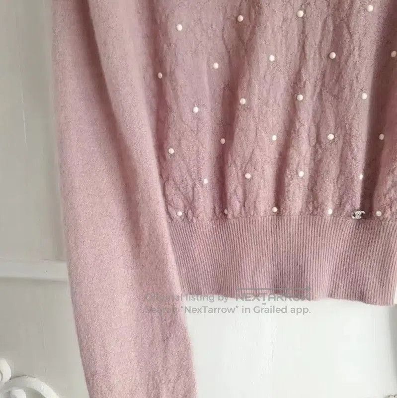 Chanel Chanel Pink Cashmere Sweater for Women . Size XS / US 0-2 / IT 36-38 - 8 Thumbnail