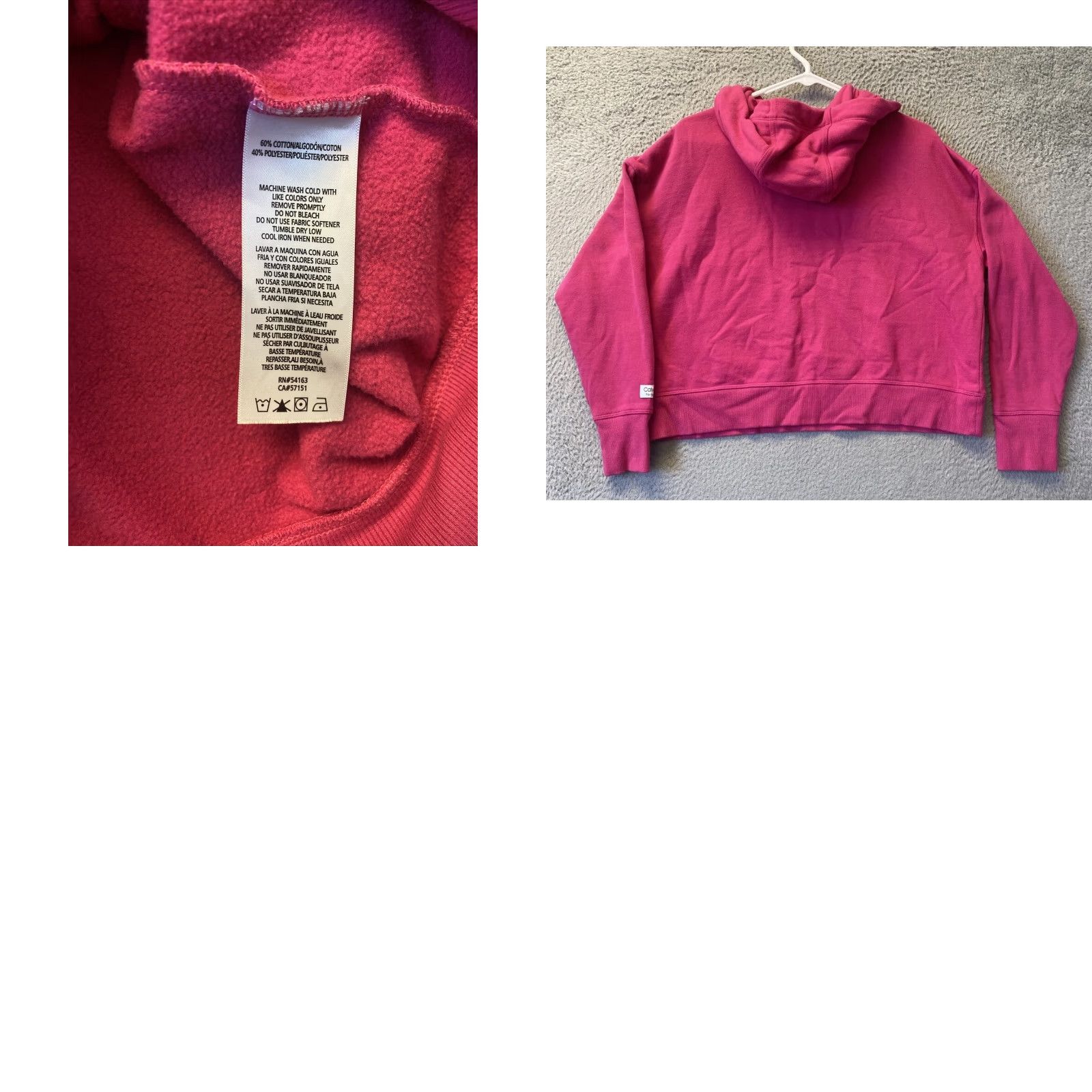 Calvin Klein Calvin Klein Sweatshirt Pullover Womens Logo Relaxed Fit Size M / 35-94 Pink/Purple Tone Modern 60% Cotton 40% Polyester Size M / US 6-8 / IT 42-44 - 8 Thumbnail
