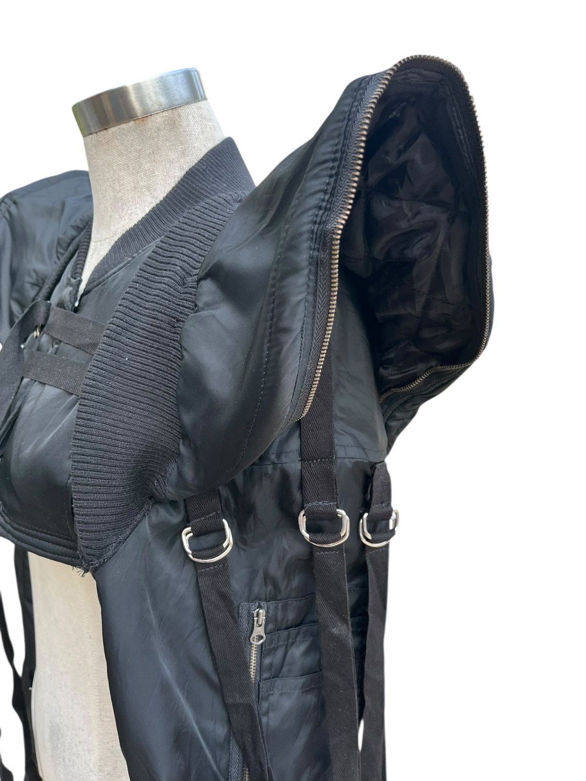 Designer Costum-made recontruct cropped jacket Size S / US 4 / IT 40 - 4 Thumbnail