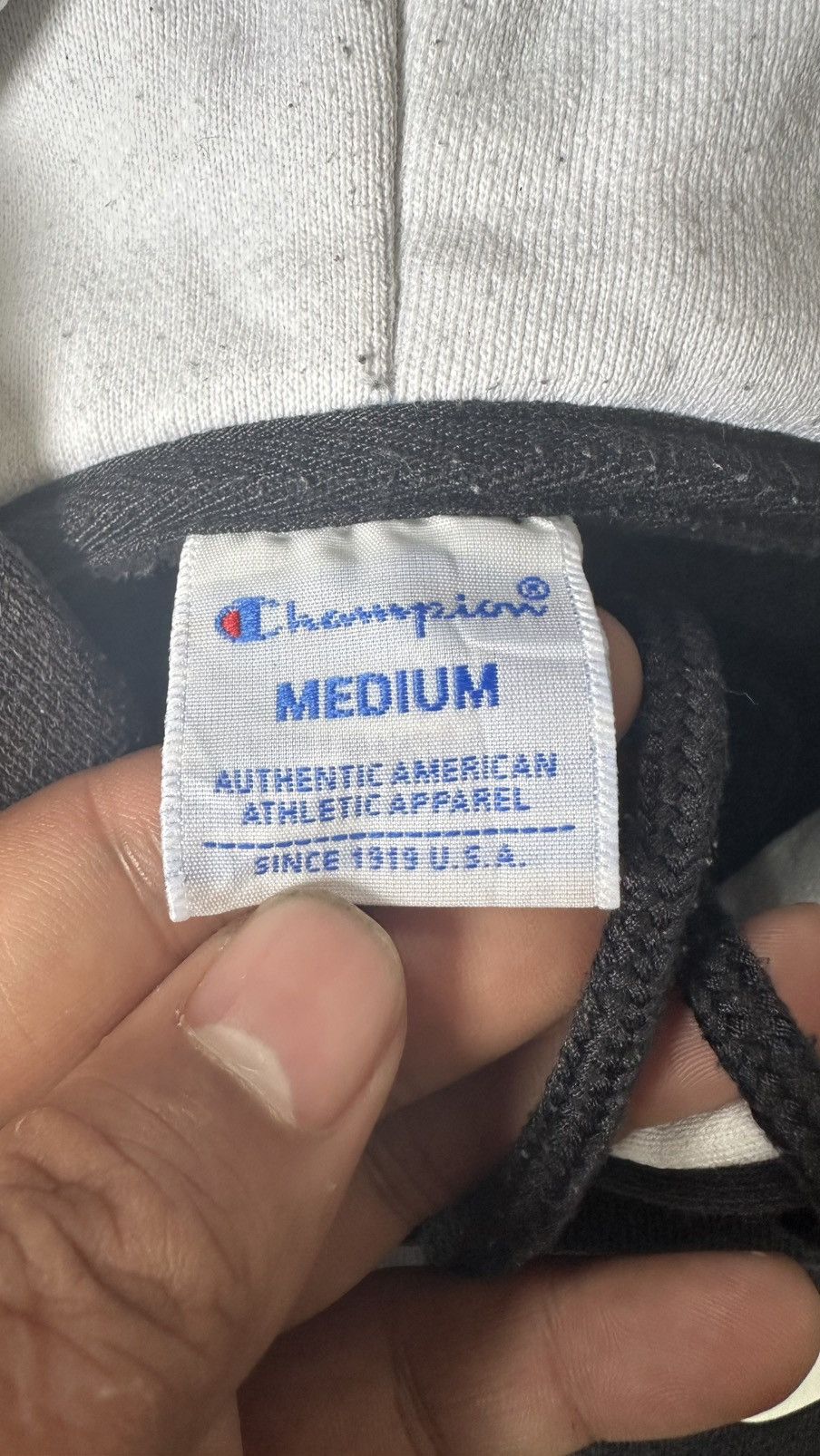 Champion VINTAGE CHAMPION SPELLOUT HOODIE Size US M / EU 48-50 / 2 - 7 Thumbnail