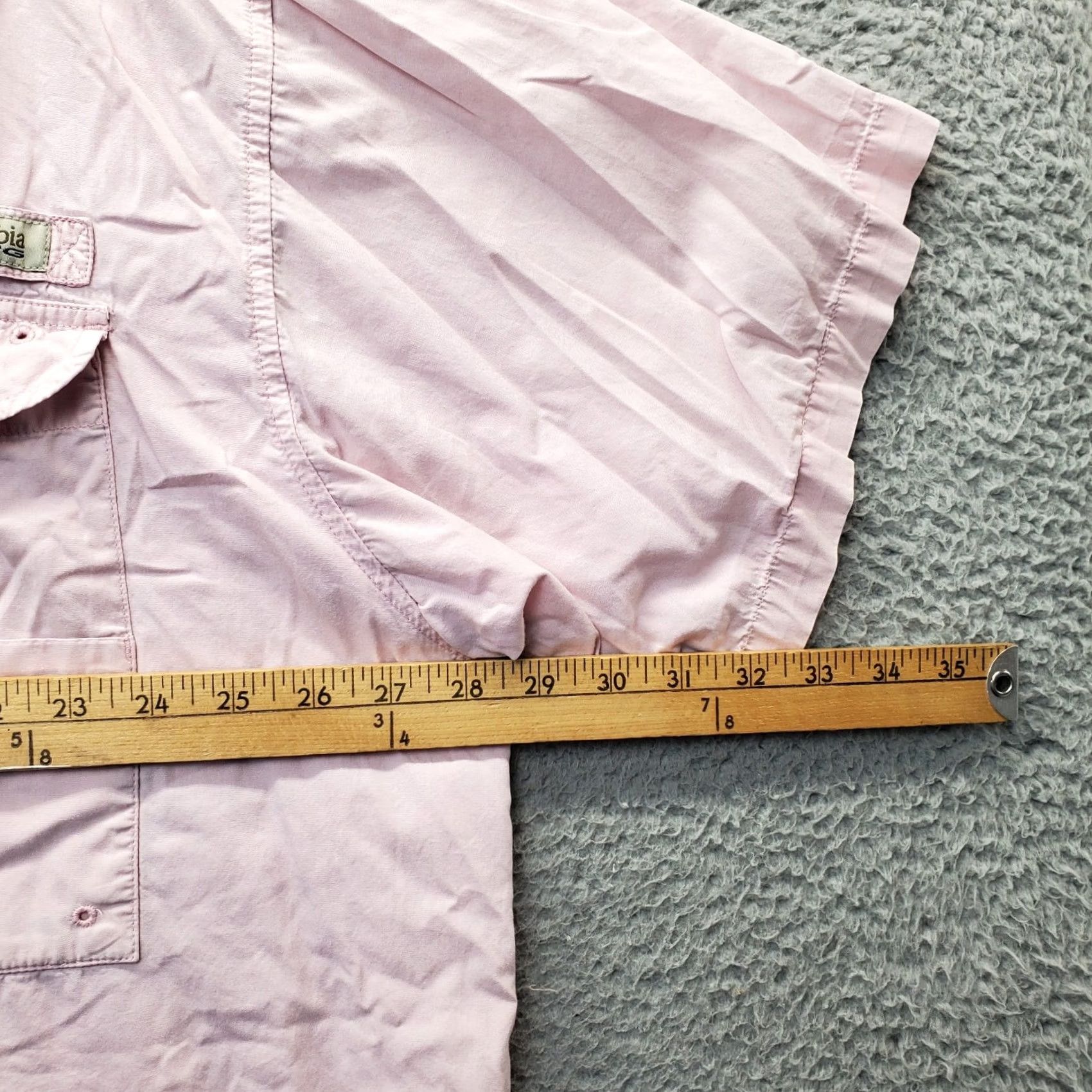 Pinko Columbia Fishing Shirt Men 2XL Pink Detail Pocket Button-Up Collar Short Sleeve Shirt Size US XXL / EU 58 / 5 - 5 Thumbnail