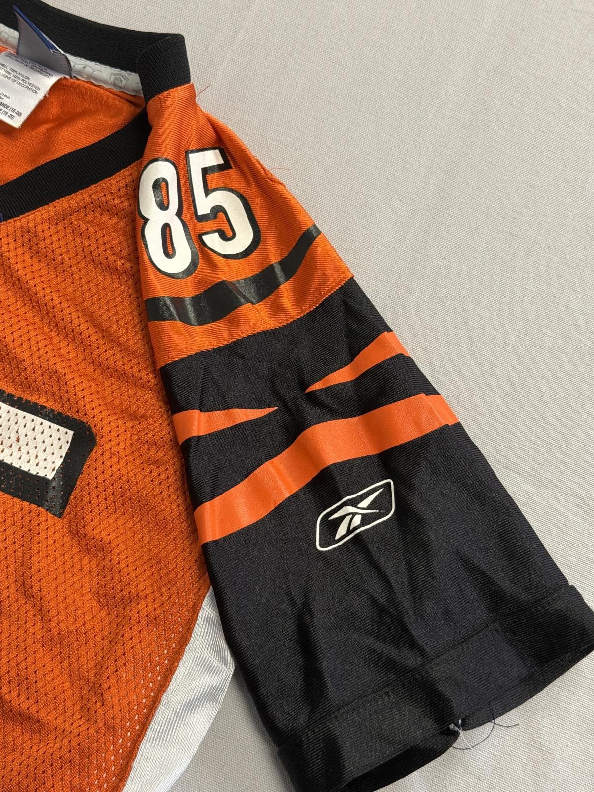 NFL Chad Johnson Bengals Jersey #85 Reebok Kids Football XL Size US XL / EU 56 / 4 - 7 Thumbnail