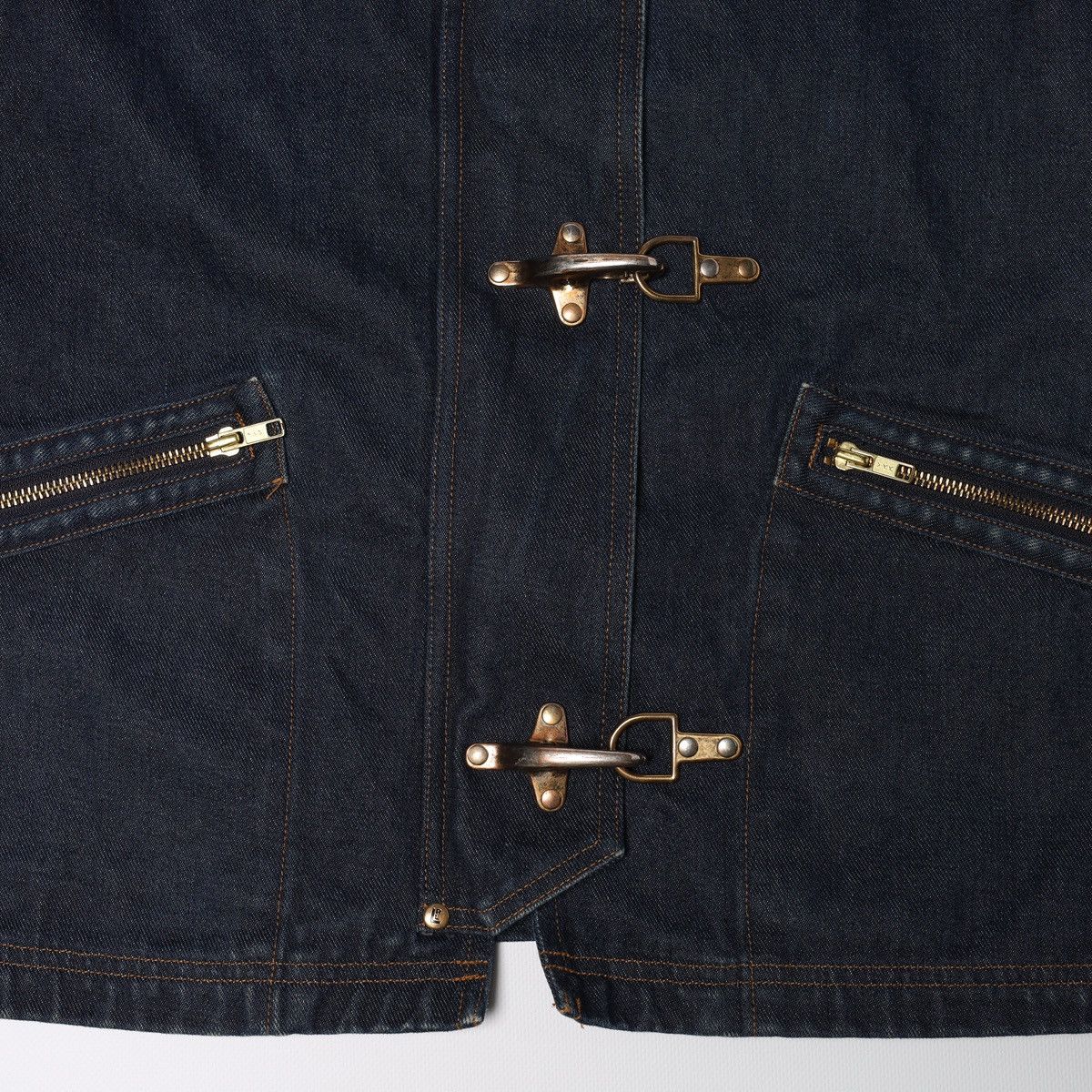 Ralph Lauren Ralph Lauren Jeans Company Fireman Denim Coat Jacket Buckle Size US L / EU 52-54 / 3 - 5 Thumbnail