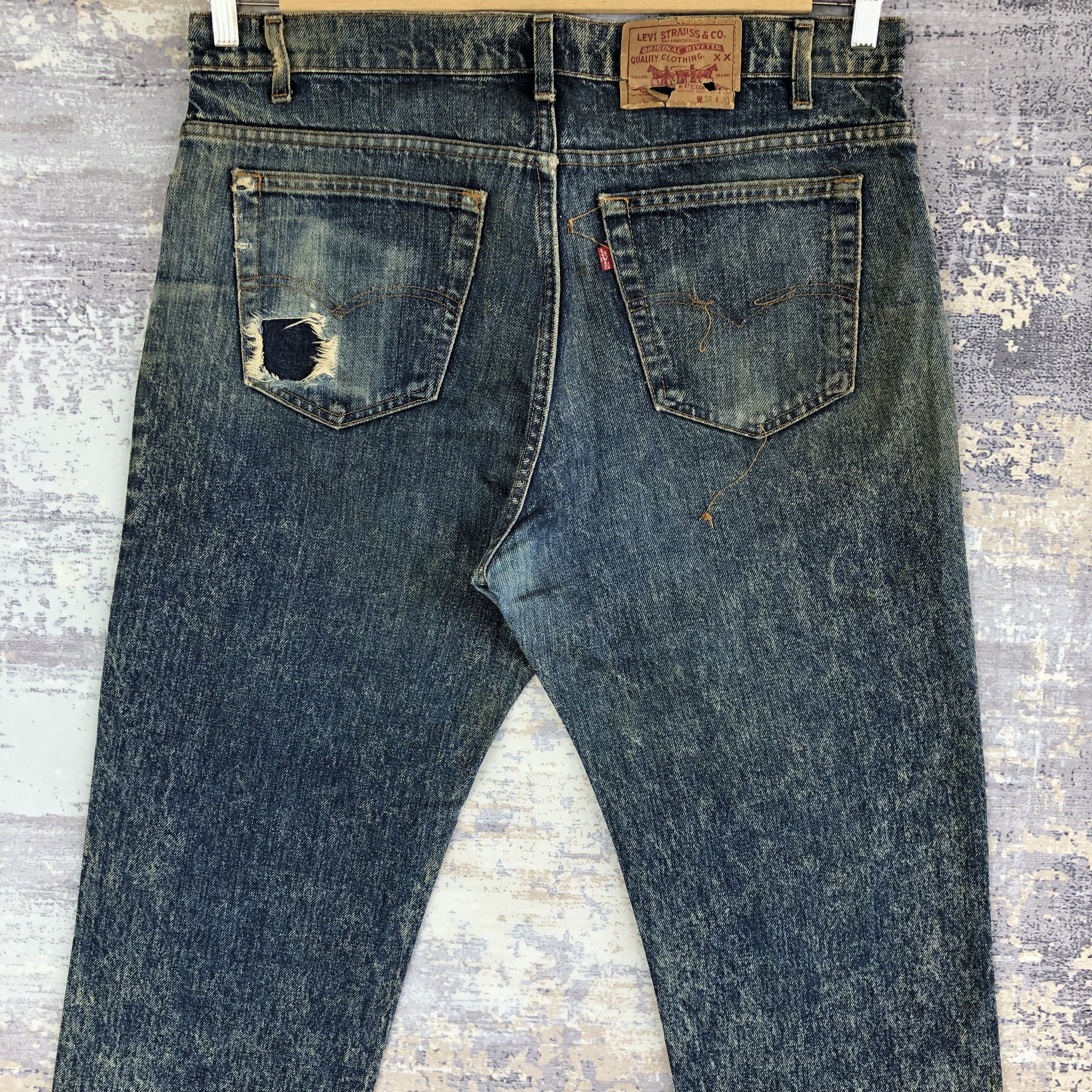 Levi's Vintage Levis Acid Wash Jeans Levi's 506 Faded Denim Size US 38 / EU 54 - 4 Thumbnail