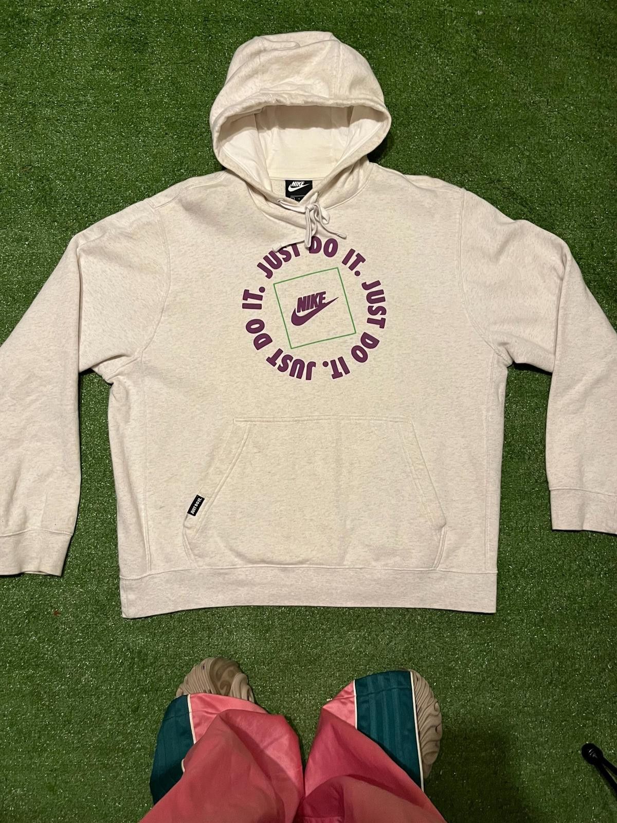 Nike Vintage Nike Men's Hoodie with 'Just Do It' Logo Size US M / EU 48-50 / 2 - 1 Thumbnail