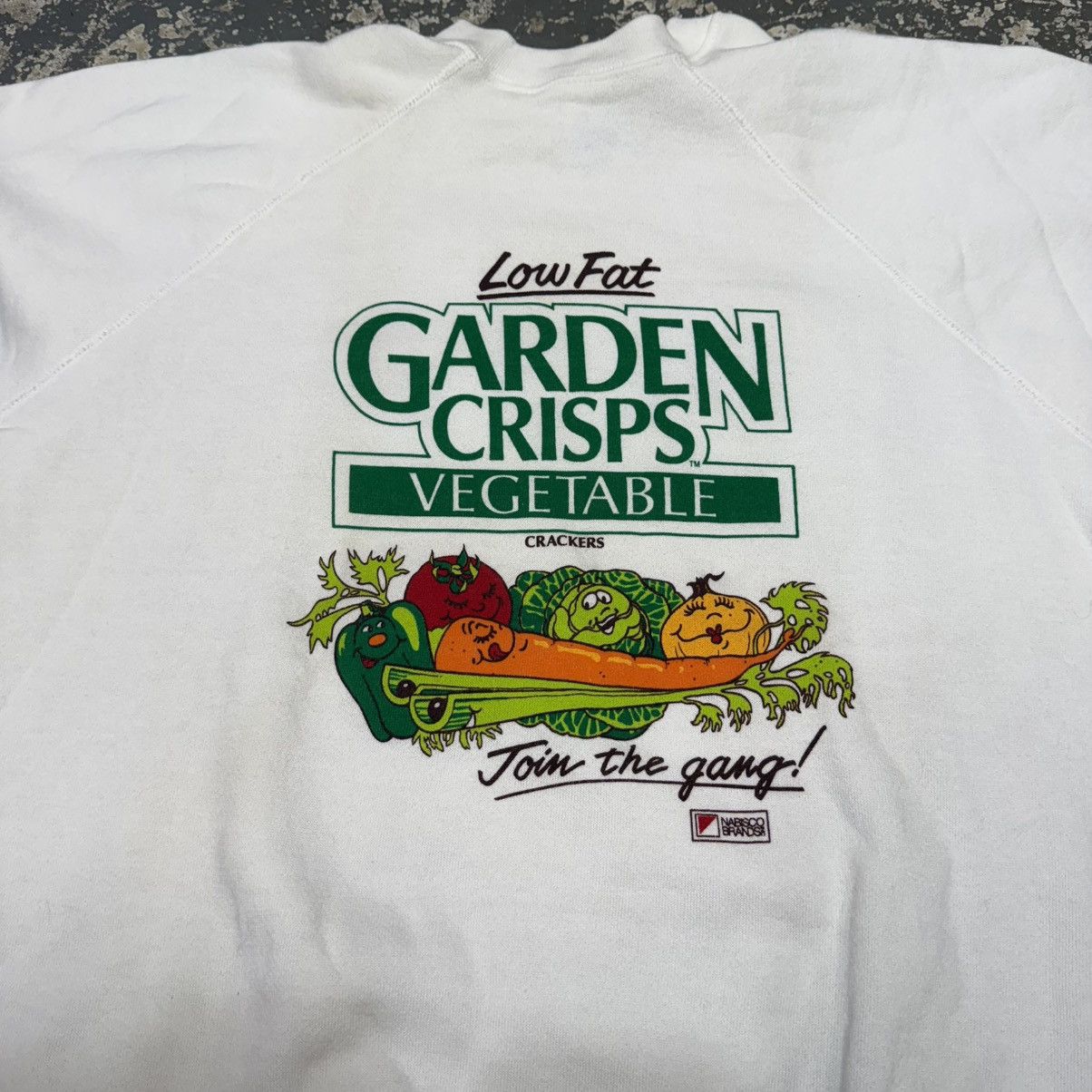 Other Vintage Low Fat Garden Crisps Vegetable Crewneck Hoodie Size US XL / EU 56 / 4 - 5 Thumbnail