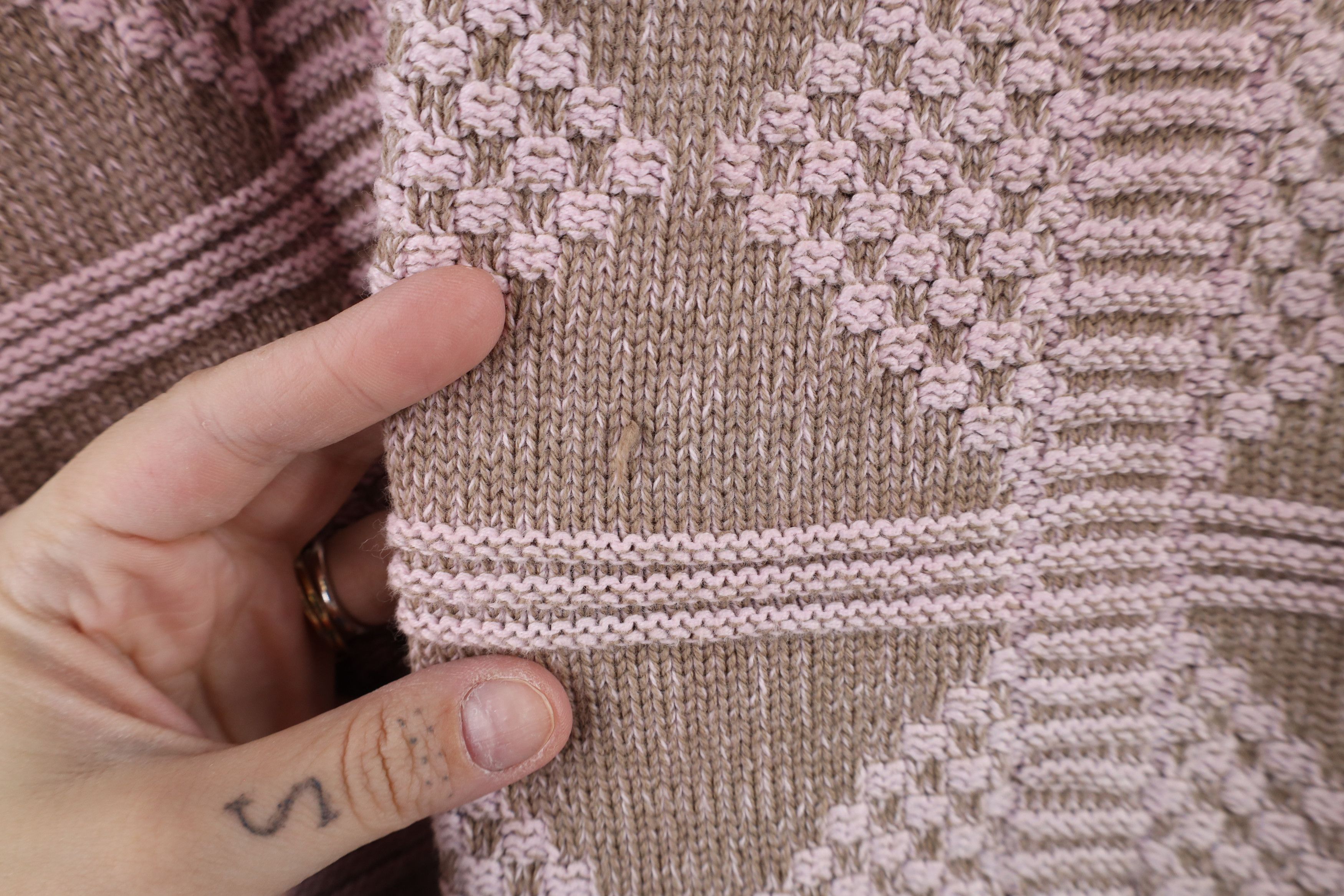 Vintage Vintage 90s Streetwear Heavyweight Ribbed Knit Sweater USA Size XL / US 12-14 / IT 48-50 - 5 Thumbnail