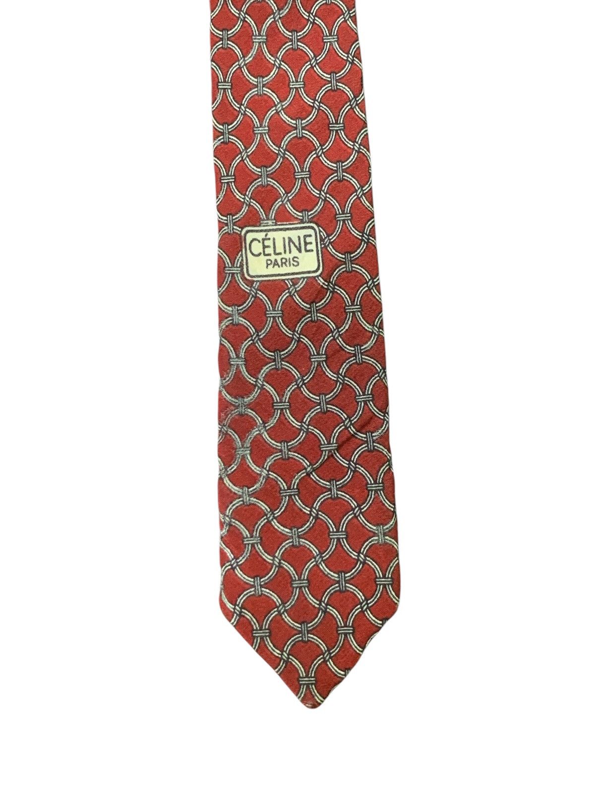 Celine × Designer Rare Design Vintage Celine Paris Ties Size ONE SIZE - 6 Thumbnail