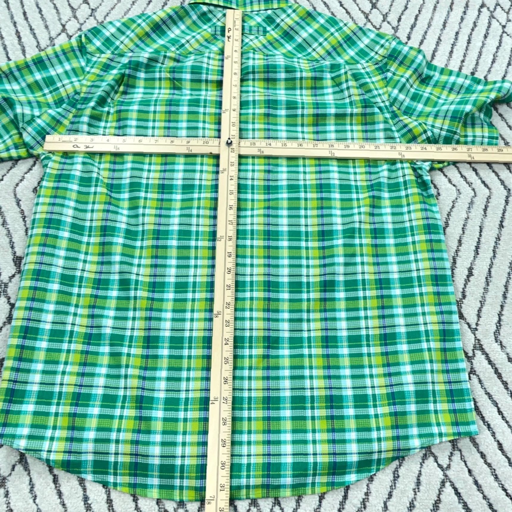 Vintage Duluth Shirt Men Large Green Plaid Button Up Double Pocket Outdoors Camp River Size US L / EU 52-54 / 3 - 6 Thumbnail
