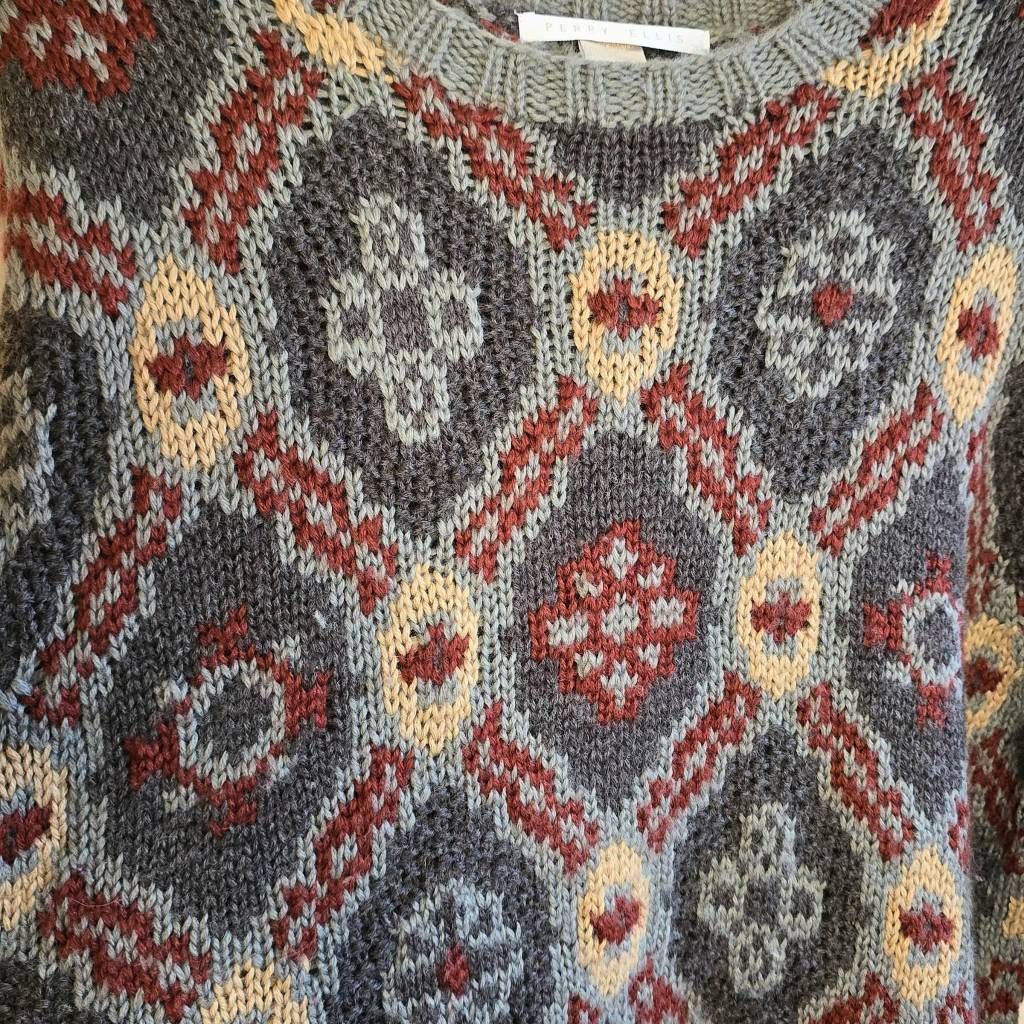 Perry Ellis Vintage Perry Ellis Sweater Men’s L 90s Wool Blend Grunge Re Size US L / EU 52-54 / 3 - 13 Thumbnail