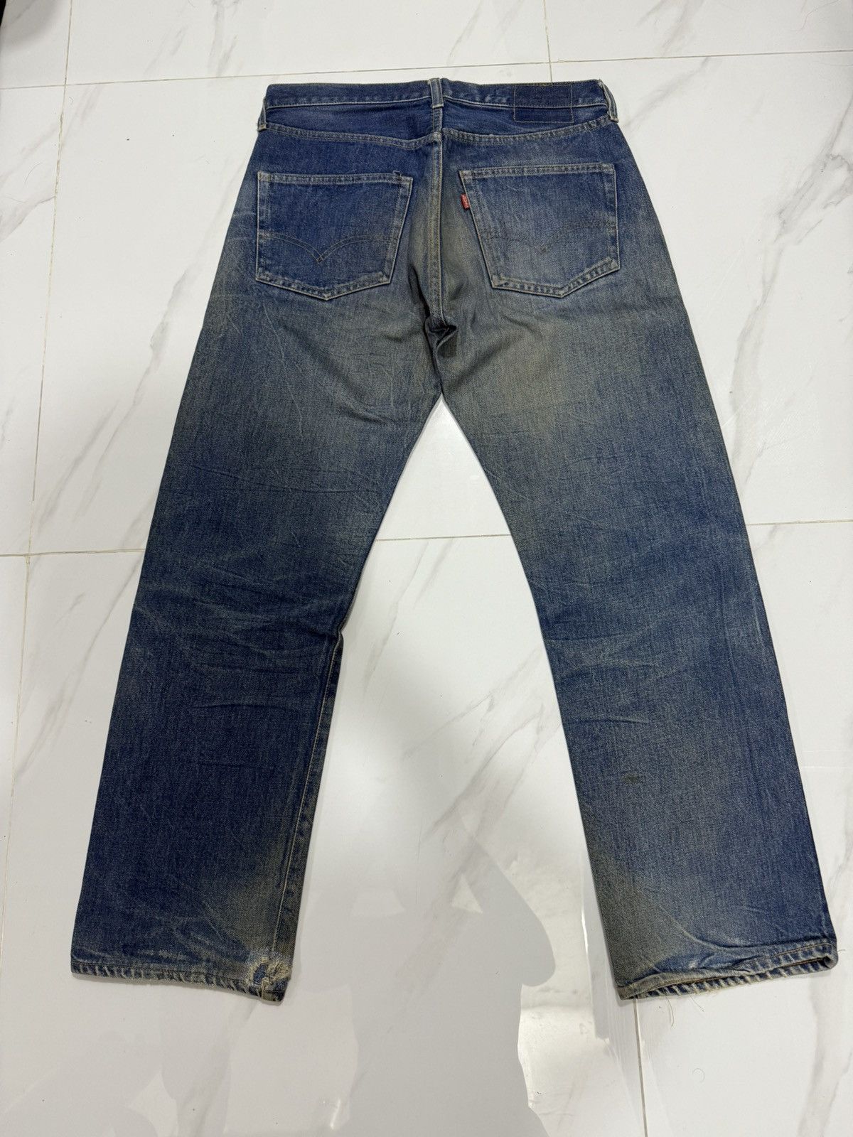 Levi's Vintage 80s Levis 501 Redline Size US 32 / EU 48 - 2 Thumbnail