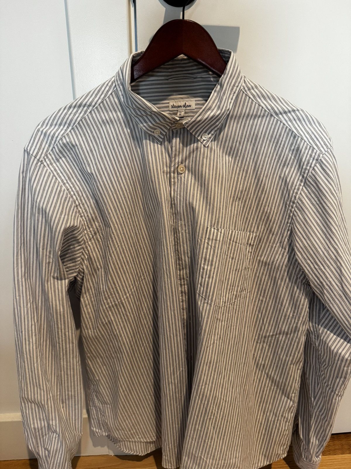 Steven Alan Steven Alan striped button down Size US XL / EU 56 / 4 - 1 Thumbnail
