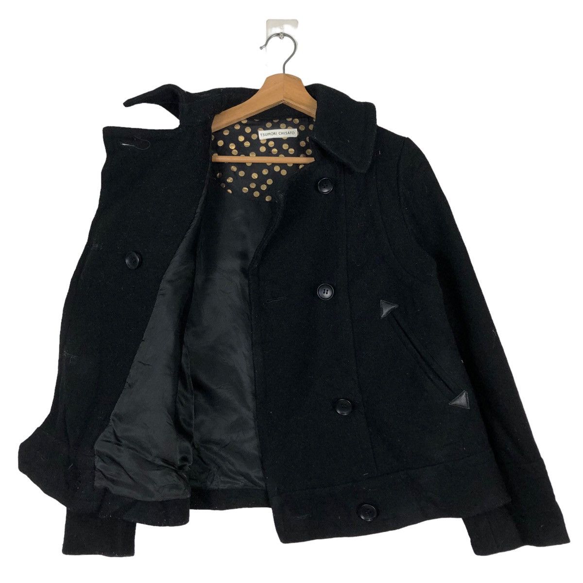 Issey Miyake 🔥Cropped Biker Jacket Tsumori Chisato Japan Double Breast Size US S / EU 44-46 / 1 - 11 Thumbnail