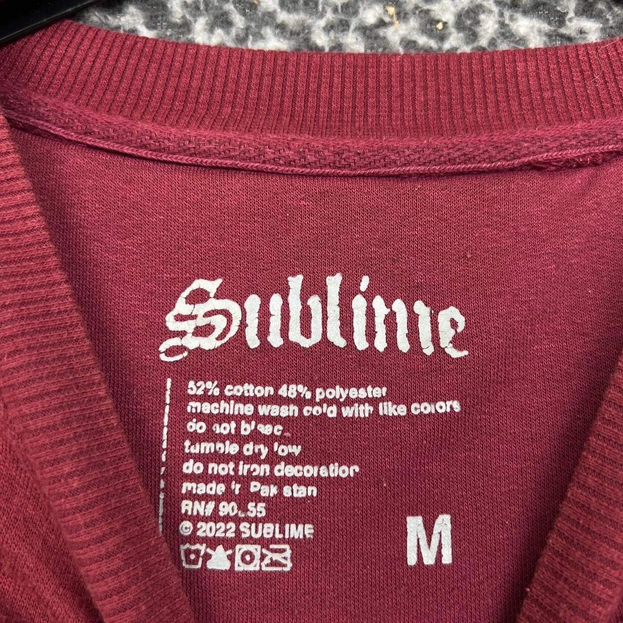 Sublime Sublime To Freedom Sweatshirt Women Red Pullover Crew Neck M Size M / US 6-8 / IT 42-44 - 6 Thumbnail