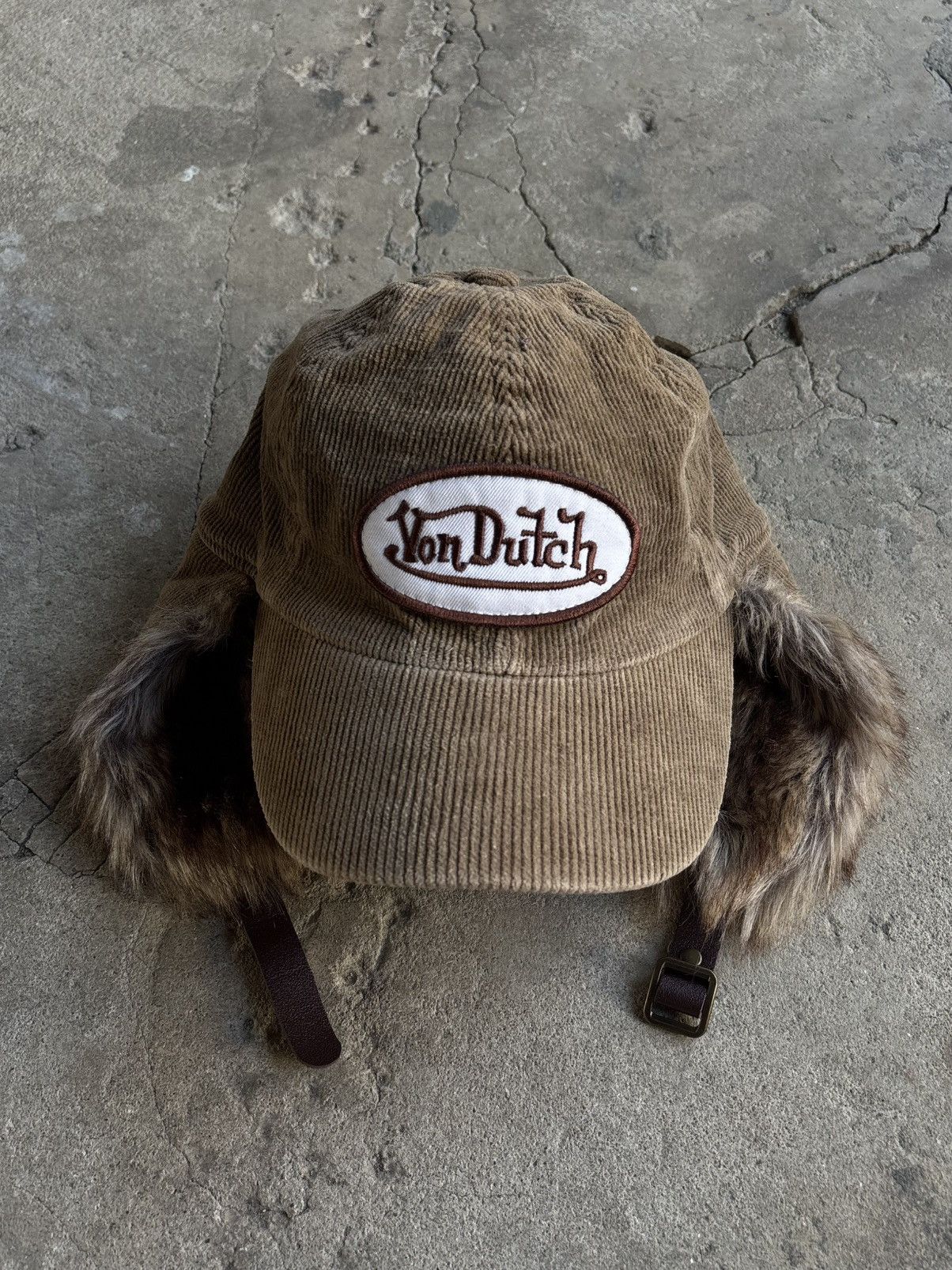Von Dutch Rare!! Von Dutch Corduroy Trapper Hat Size ONE SIZE - 1 Thumbnail