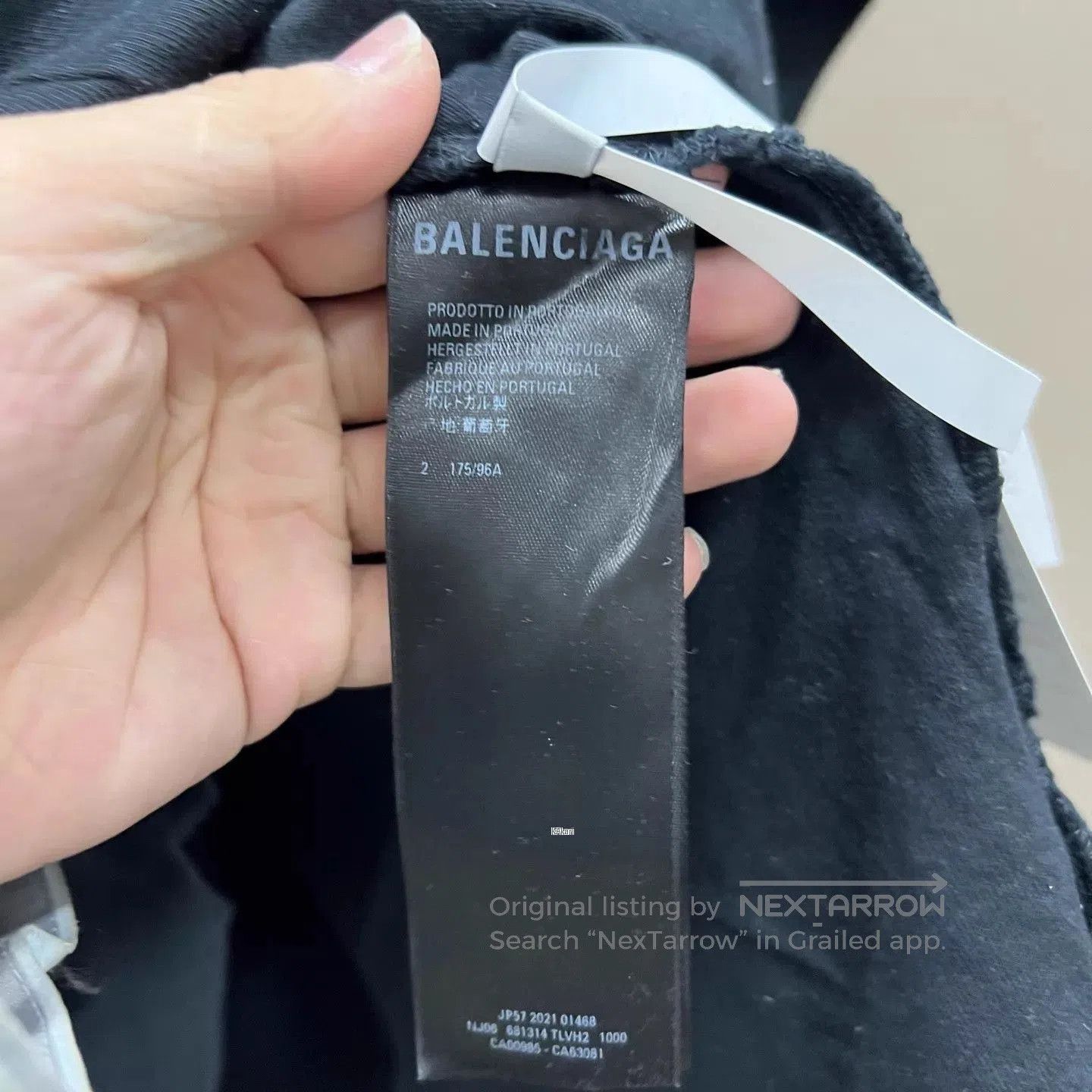 Balenciaga Black Print Short Sleeve T. Size US M / EU 48-50 / 2 - 4 Thumbnail