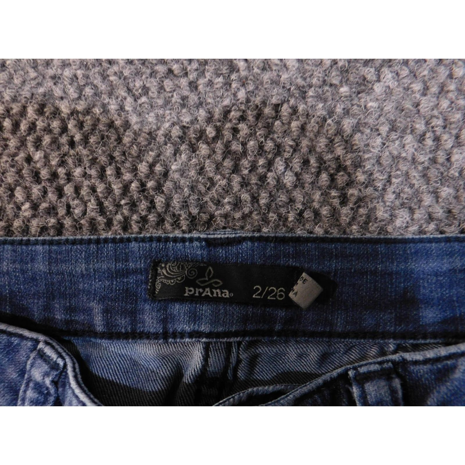 Prana PrAna Jeans Womens 2 Blue Straight Leg Denim Classic Stretch Mid Rise Casual Size 26" / US 2 / IT 38 - 3 Thumbnail