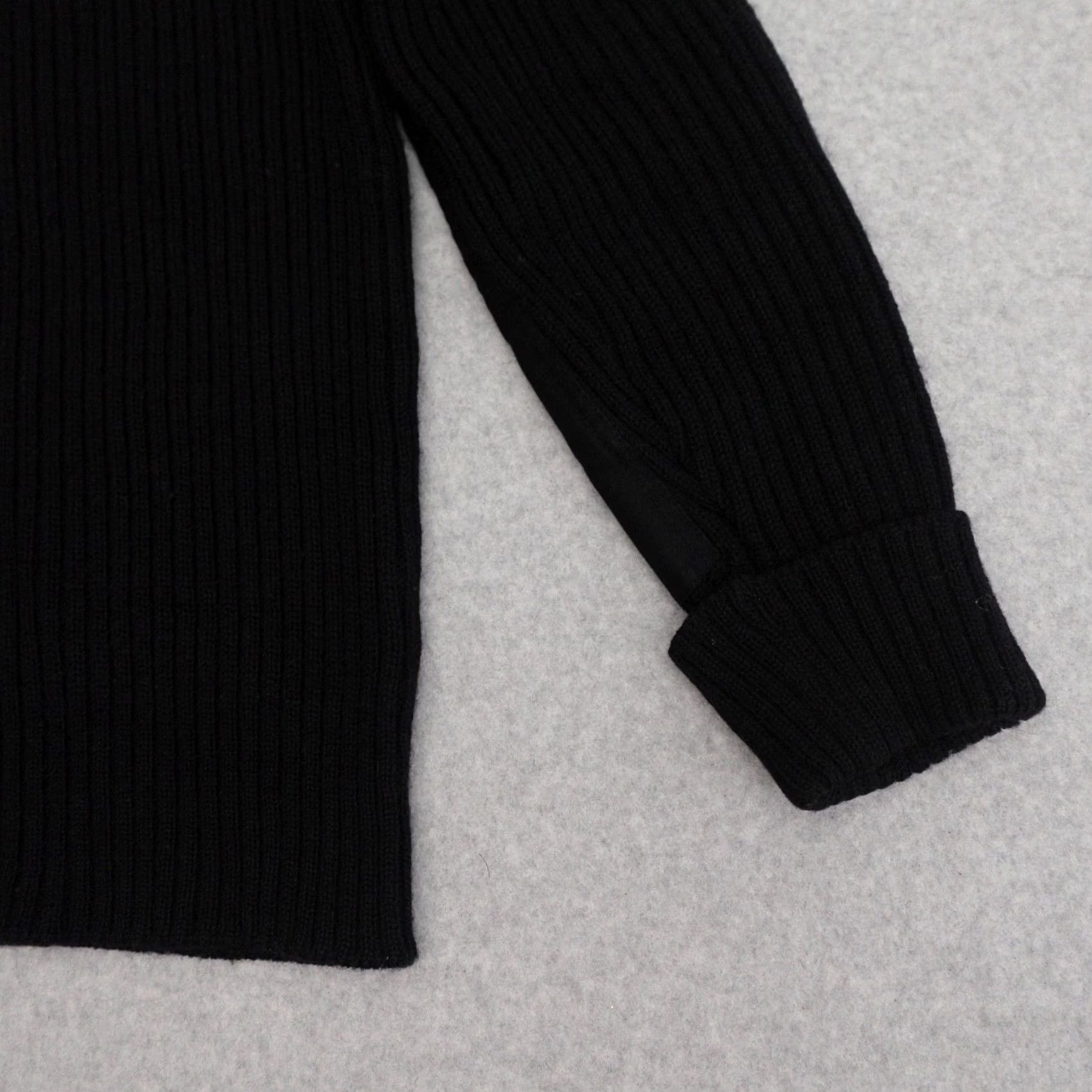 Vintage VTG Brigade Quarter Masters Sweater Adult 42 in Black Wool Size US XL / EU 56 / 4 - 7 Thumbnail
