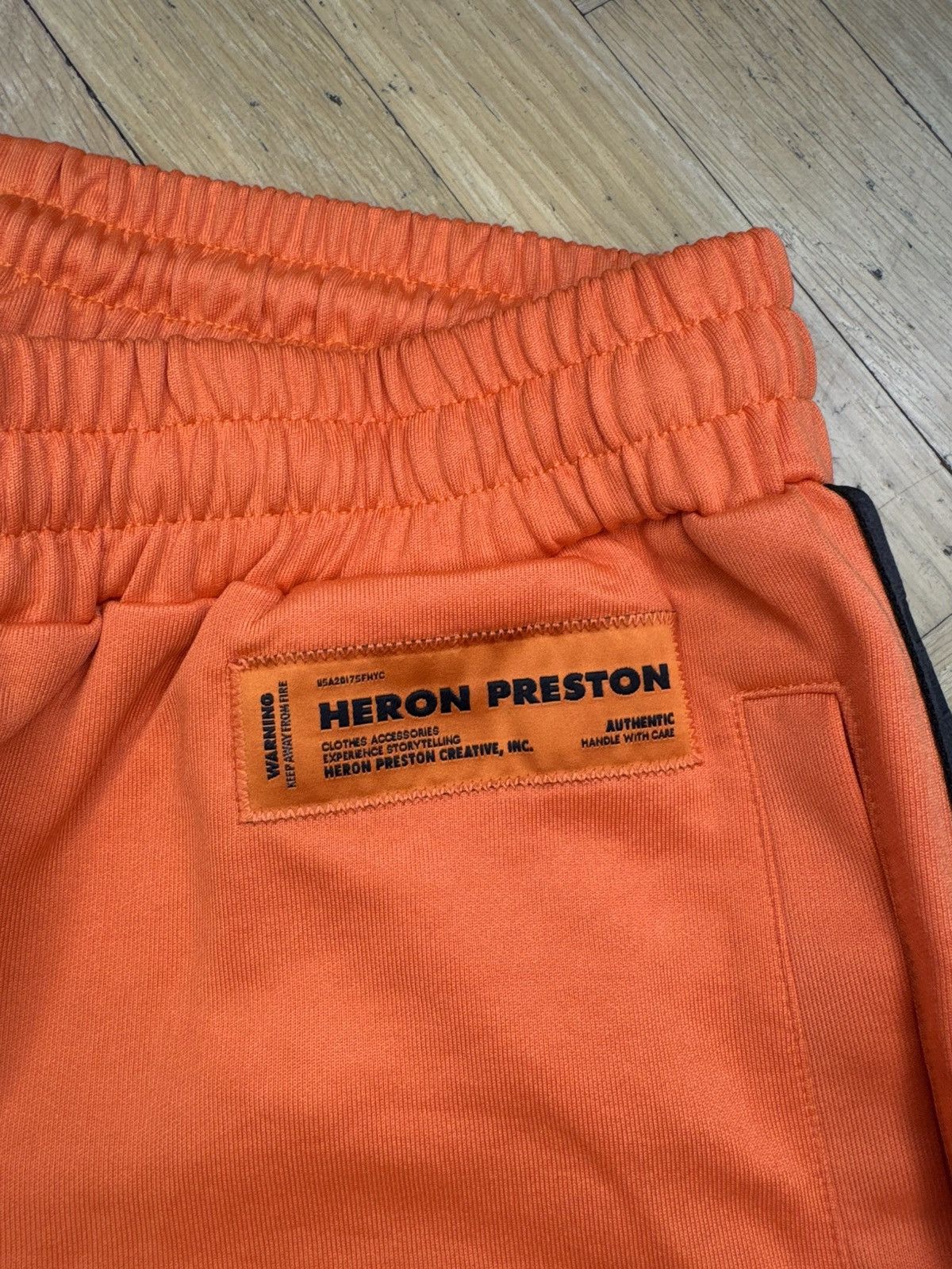Heron Preston HERON PRESTON ORANGE TRACK PANTS Size US 30 / EU 46 - 7 Thumbnail