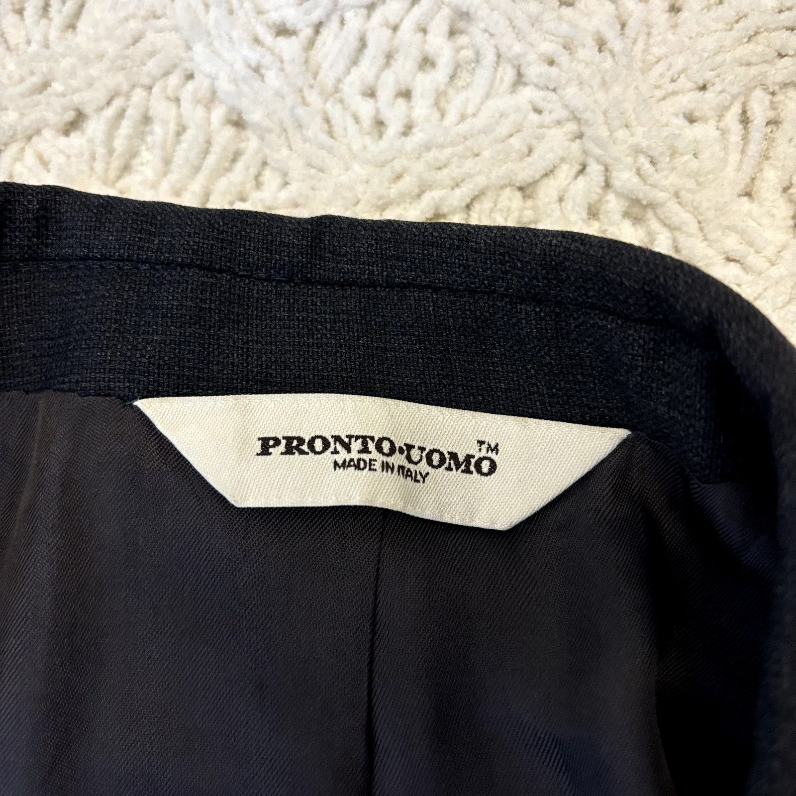 Pronto Uomo Pronto Uomo Sport Coat Blazer Natural Stretch Men's 48 XL Br Size 48R - 9 Thumbnail