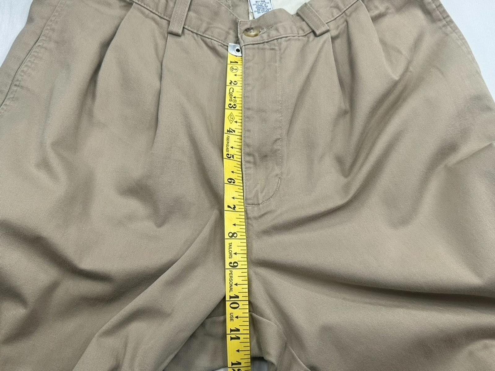 Old Navy Old Navy Cotton Tapered Front Mid-Rise Chinos Brown 31/32 Size US 31 - 7 Thumbnail