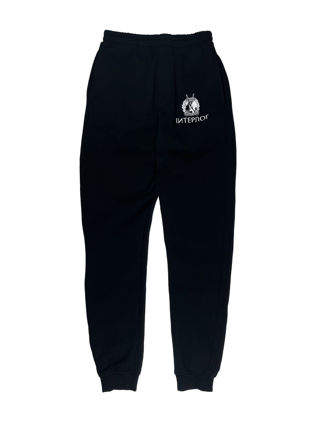 Vetements AW19 Vetements Interpol Logo Sweatpants Black Size US 28 / EU 44 - 1 Thumbnail