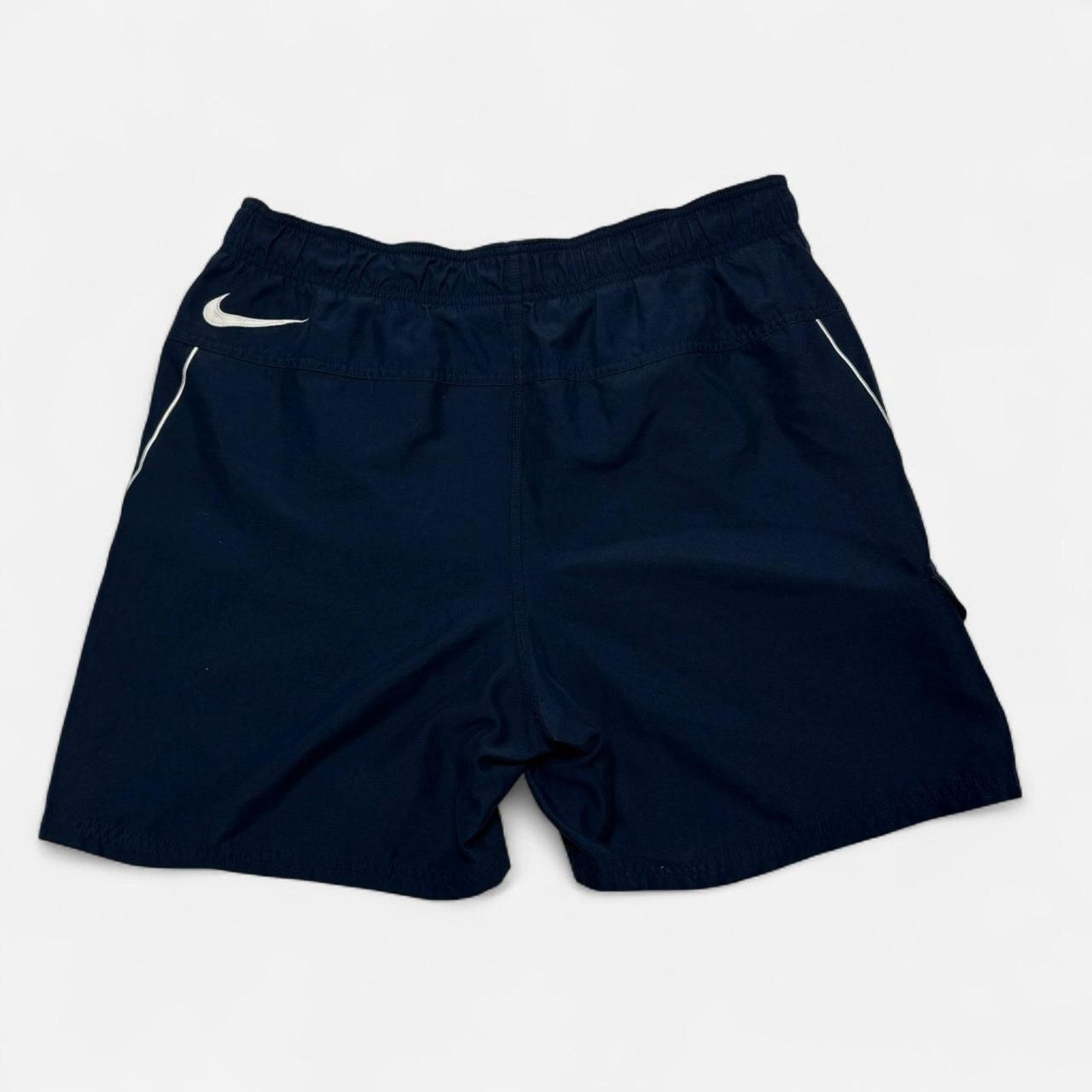Nike Nike Y2K Navy Nike Swim Board Shorts Men’s Medium Athletic Size US 31 - 2 Thumbnail