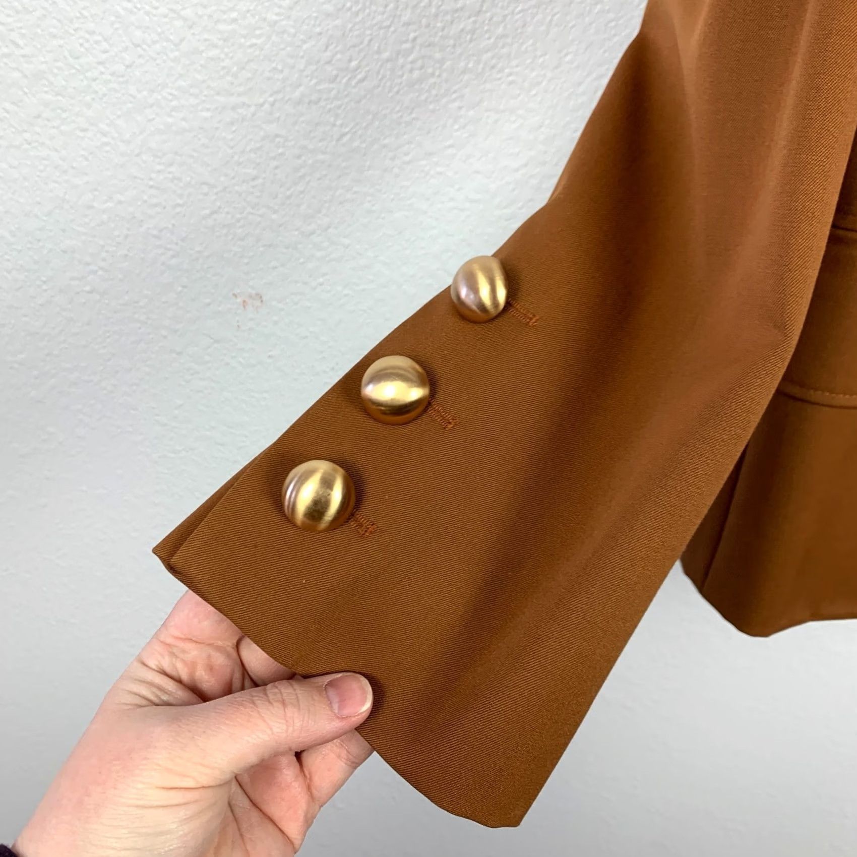 Vintage Harve Benard Vintage Blazer Skirt Suit Brown Wool 2 Piece Women's 6 Regular XS? (Correction: keep original) Size 28" / US 6 / IT 42 - 3 Thumbnail
