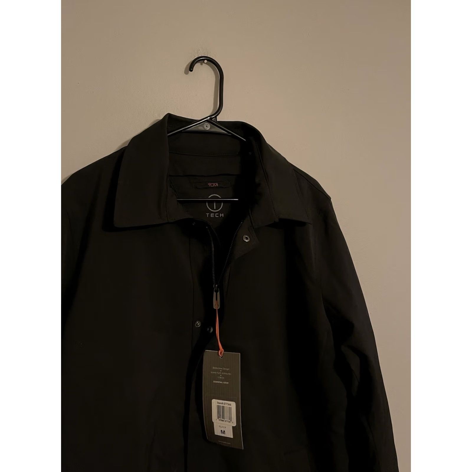 Tumi TUMI Tech Insulated Zip In Liner Black Jacket Coat Long - Men's M - Regular Fit - Windbreaker - Jacket Size US M / EU 48-50 / 2 - 3 Thumbnail