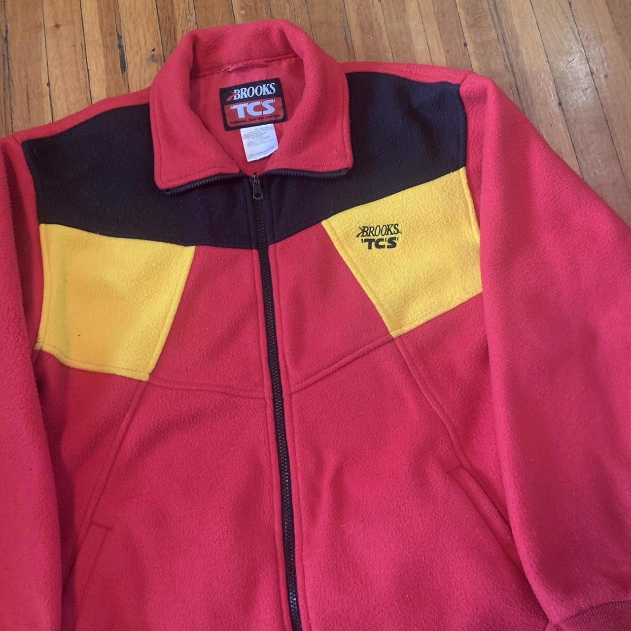 Brooks Vintage Brooks TSC Colour Block Fleece Jacket Size US L / EU 52-54 / 3 - 1 Thumbnail