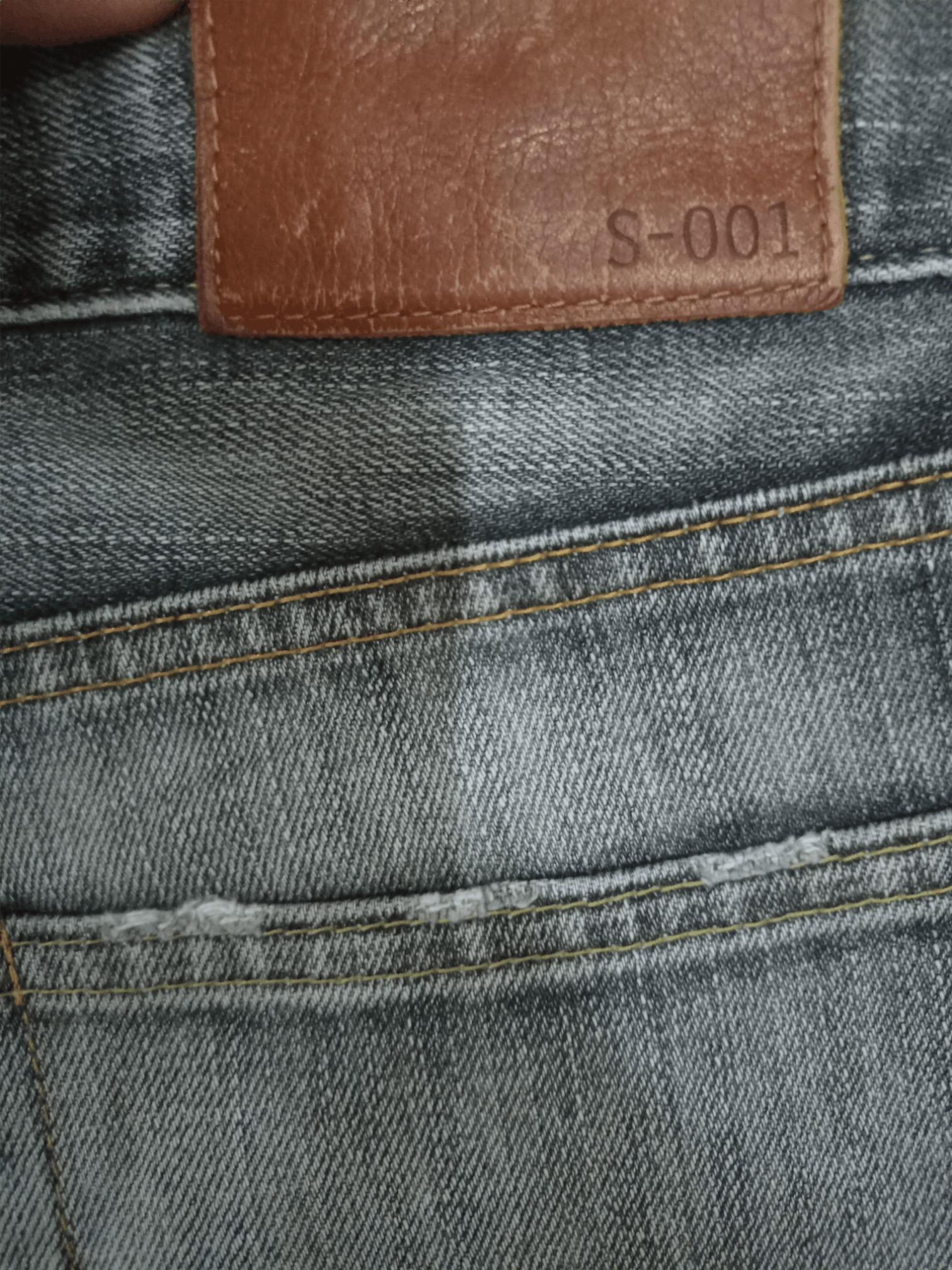 Japanese Brand × Uniqlo S-001 Vintage Japanese Uniqlo Black Grey Jeans Size US 31 - 8 Thumbnail