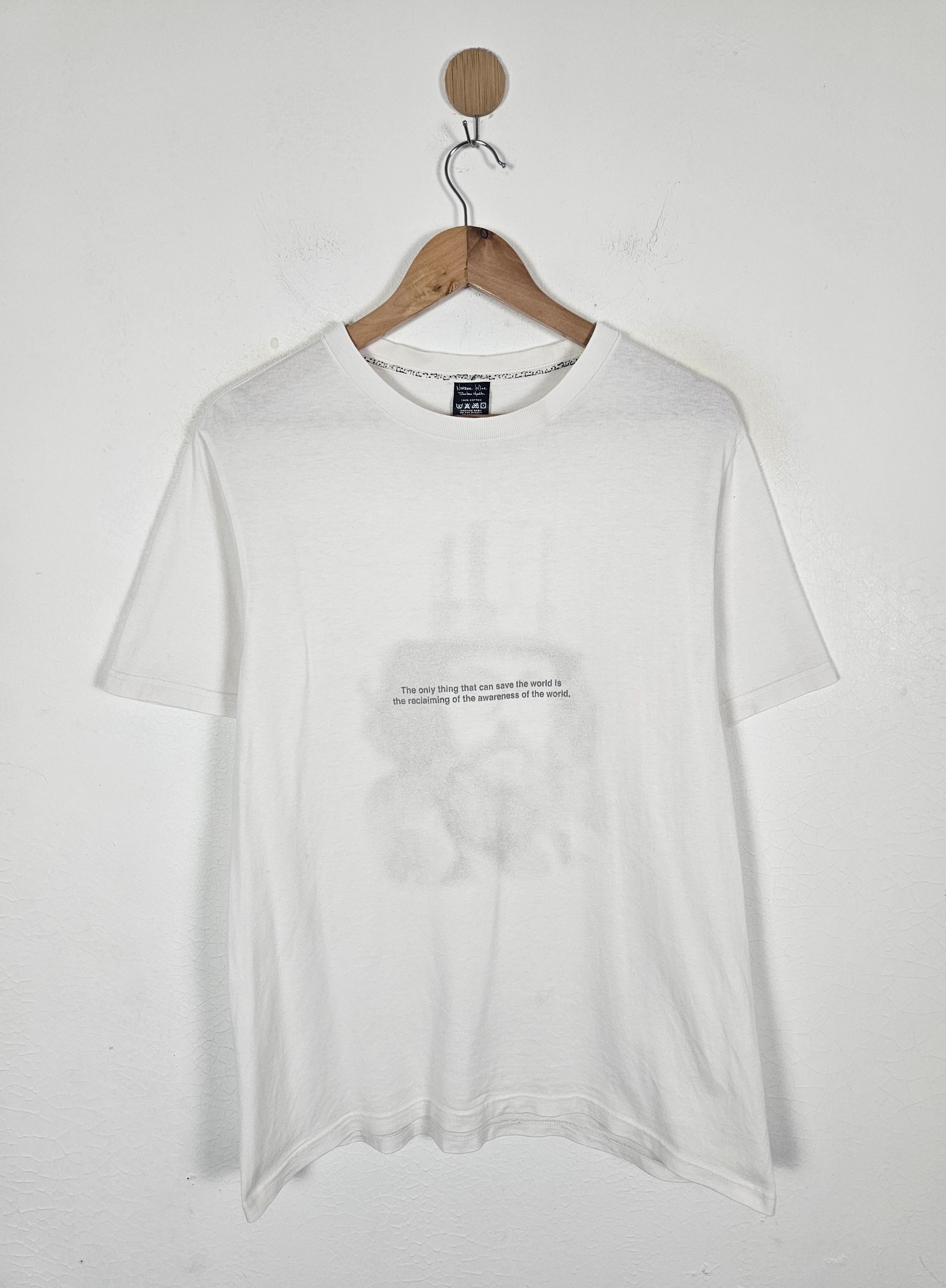 Number (N)ine Number Nine Allen Ginsberg Quote shirt Size US M / EU 48-50 / 2 - 1 Thumbnail