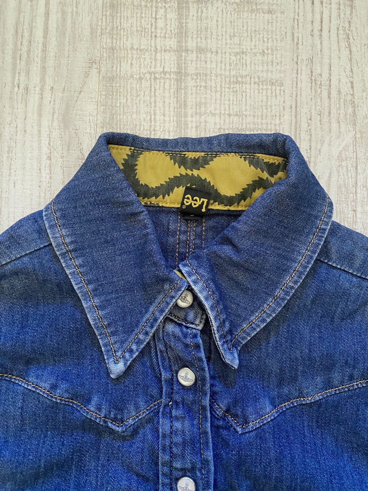 Lee × Vivienne Westwood Vivienne Westwood & Lee denim rider blouse Size S / US 4 / IT 40 - 3 Thumbnail
