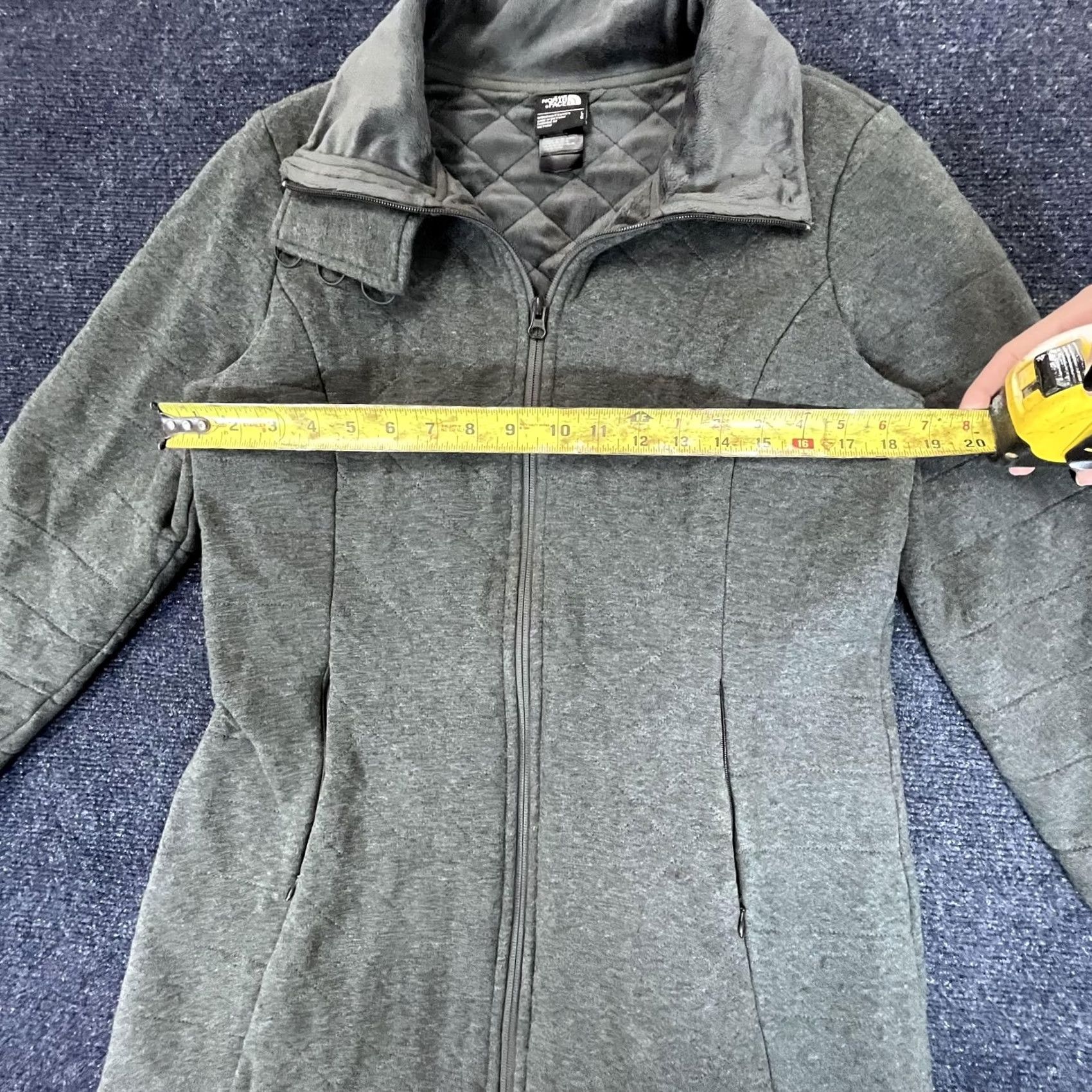 The North Face VINTAGE? (No, not vintage) The North Face Jacket Womens L Gray Full Zip Fleece Lined Outdoor Activewear Size L / US 10 / IT 46 - 3 Thumbnail
