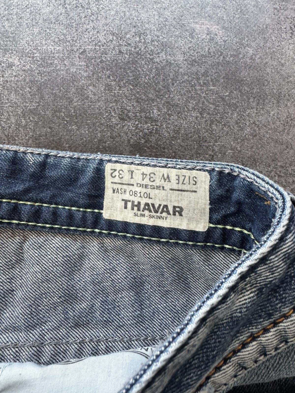Diesel VTG HYSTERIC GLAMOUR STYLE WASHED DIESEL JEANS 90s Size US 34 / EU 50 - 14 Thumbnail