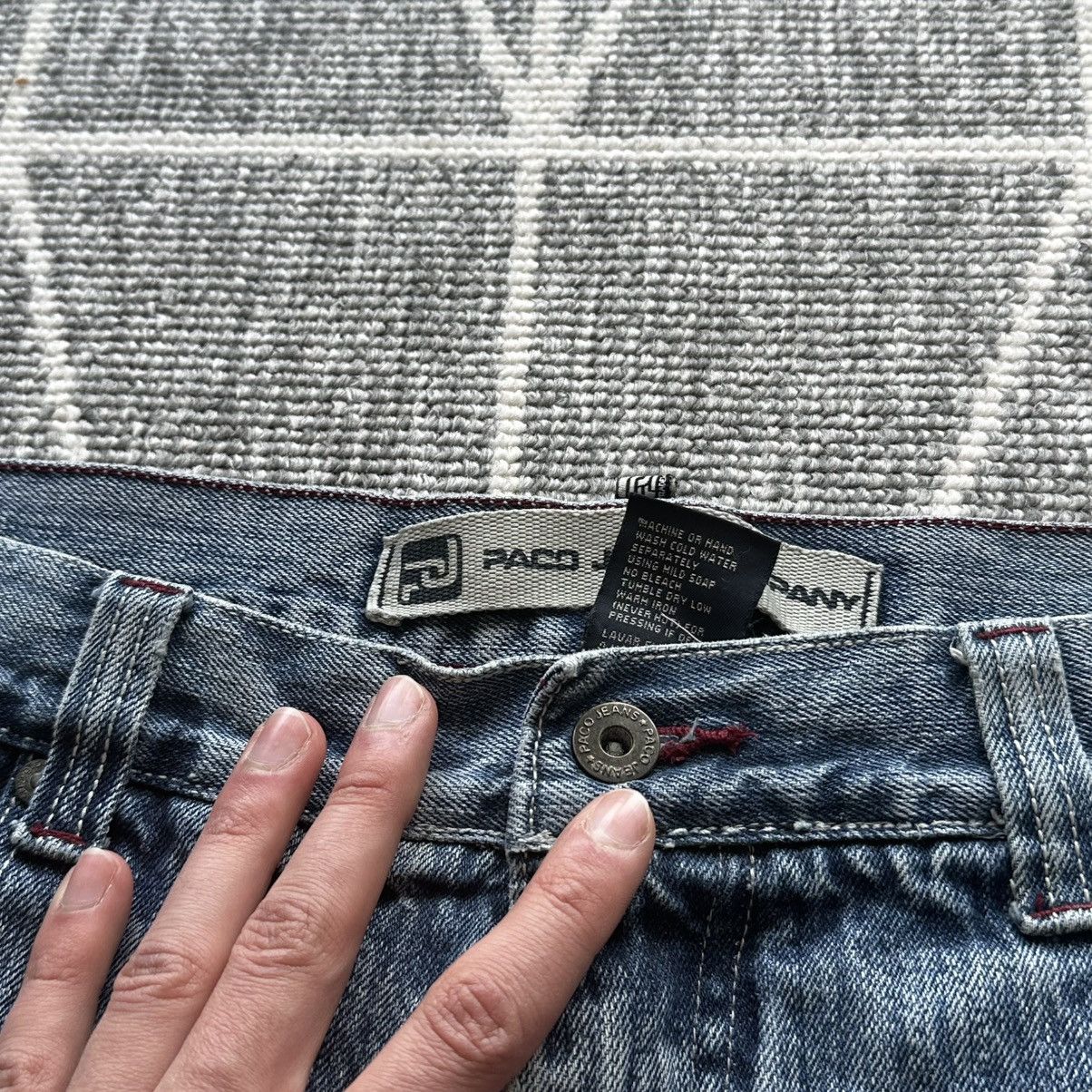Vintage vintage paco jeans rap hiphop baggy skater jnco Size US 34 / EU 50 - 7 Thumbnail