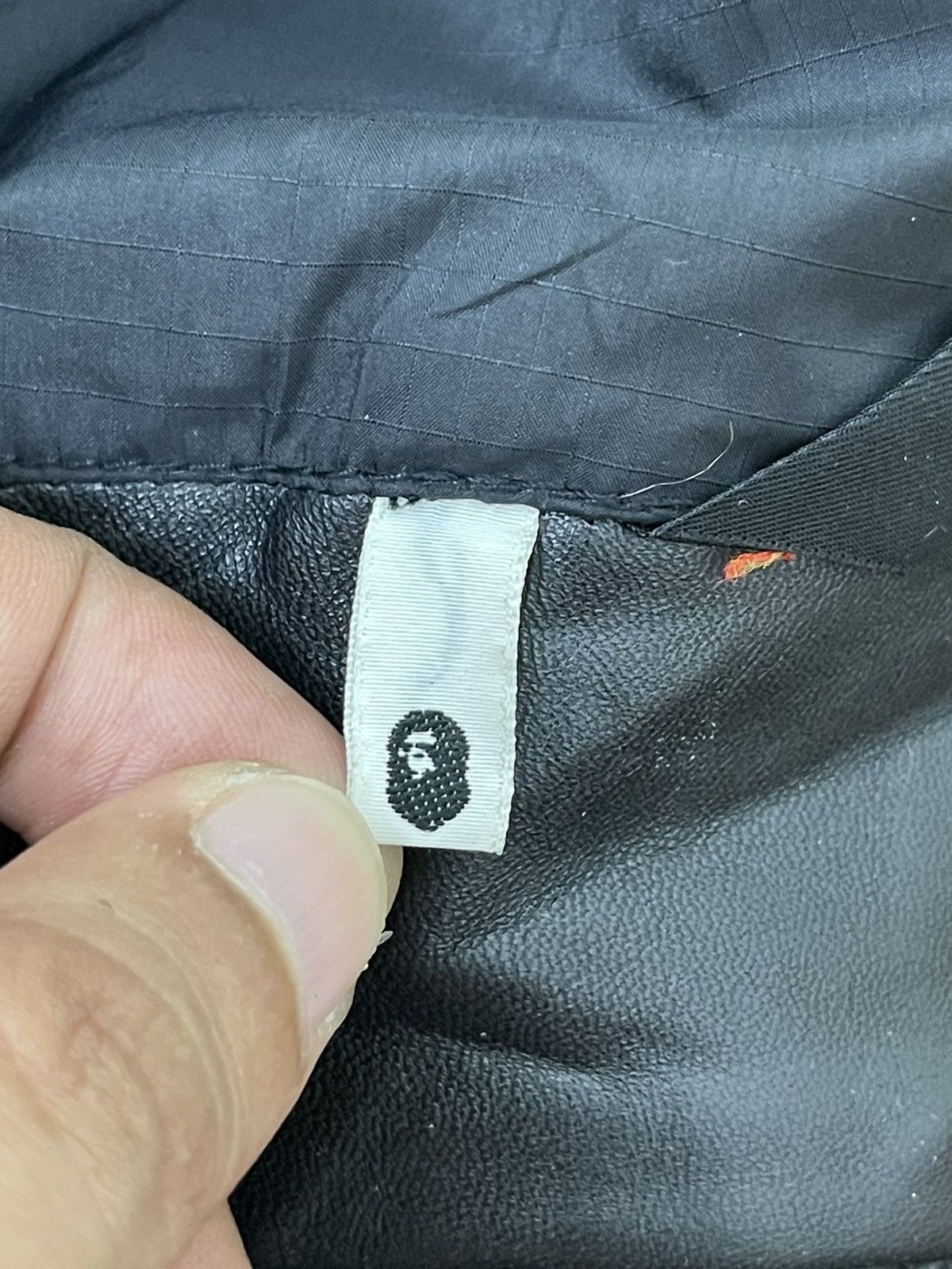Bape Bape Sheep Skin Leather Jacket Nigo Bathing Ape Y2K 2🟦 Size US L / EU 52-54 / 3 - 22 Thumbnail