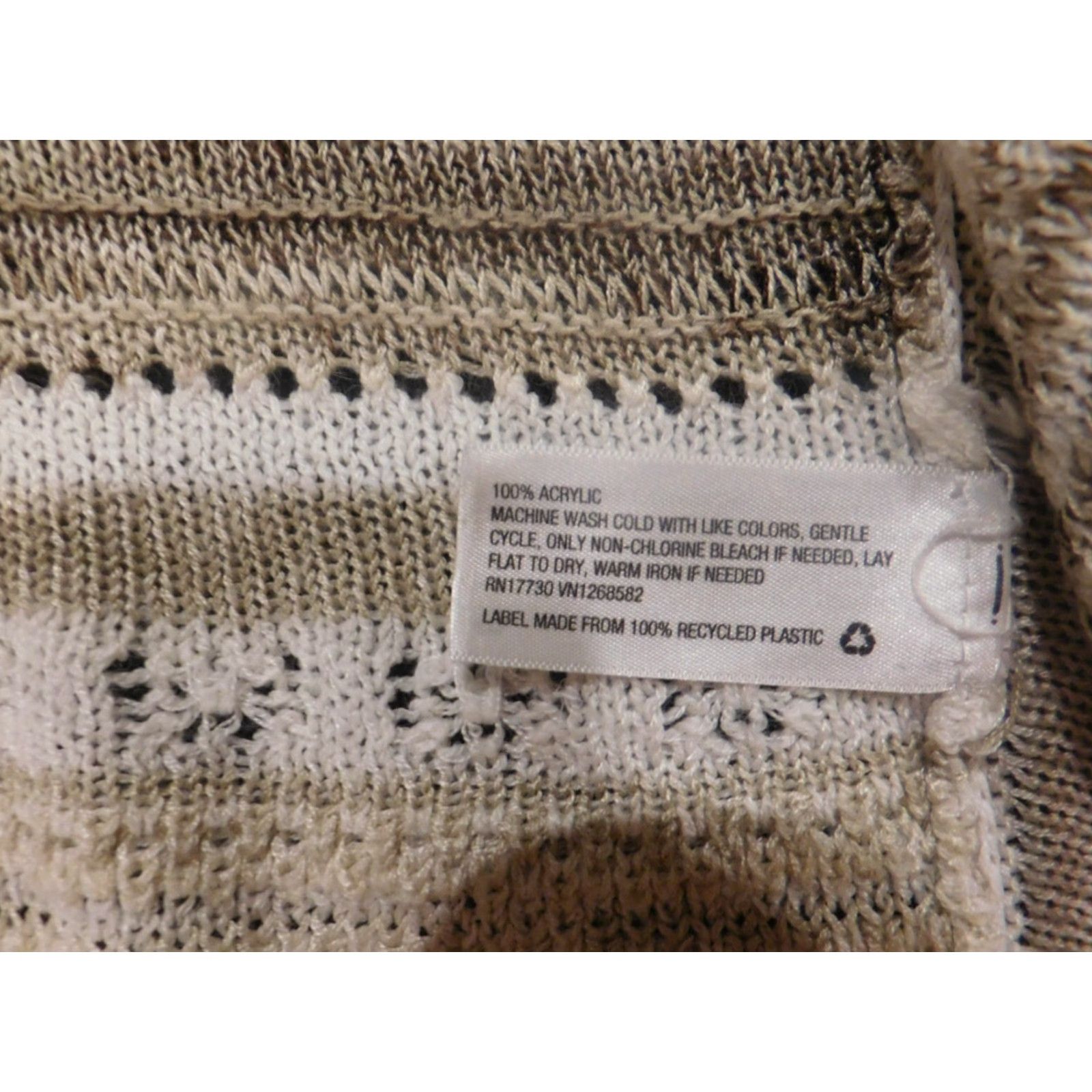 Vintage Knox Rose Womens Cardigan Sweater Small Beige Beige Cardigan Knit Size S / US 4 / IT 40 - 7 Thumbnail