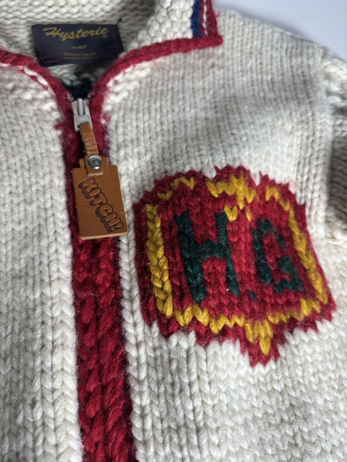 Hysteric Glamour Tomato Bird Cowichan Size US M / EU 48-50 / 2 - 6 Thumbnail