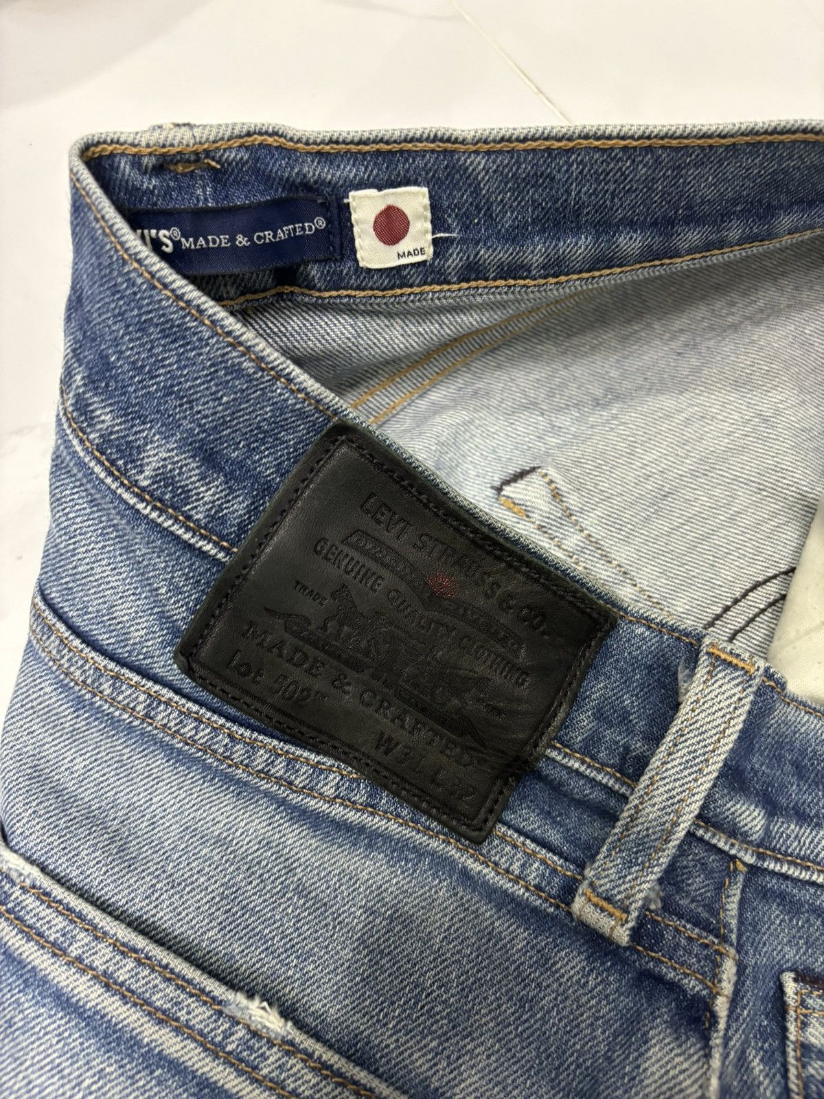 Levi's Made & Crafted LEVIS MADE & CRAFTED SELVEDGE DENIM JEANS 502 Size US 32 / EU 48 - 11 Thumbnail