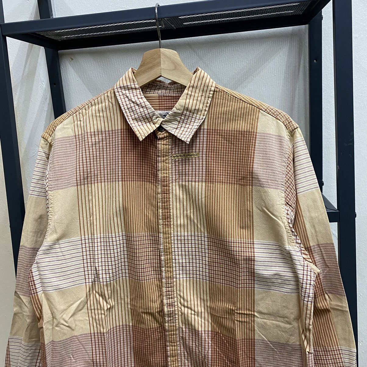 Hai Sporting Gear HAI SPORTING GEAR BY ISSEY MIYAKE CHECKED BUTTON SHIRT Size US M / EU 48-50 / 2 - 3 Thumbnail