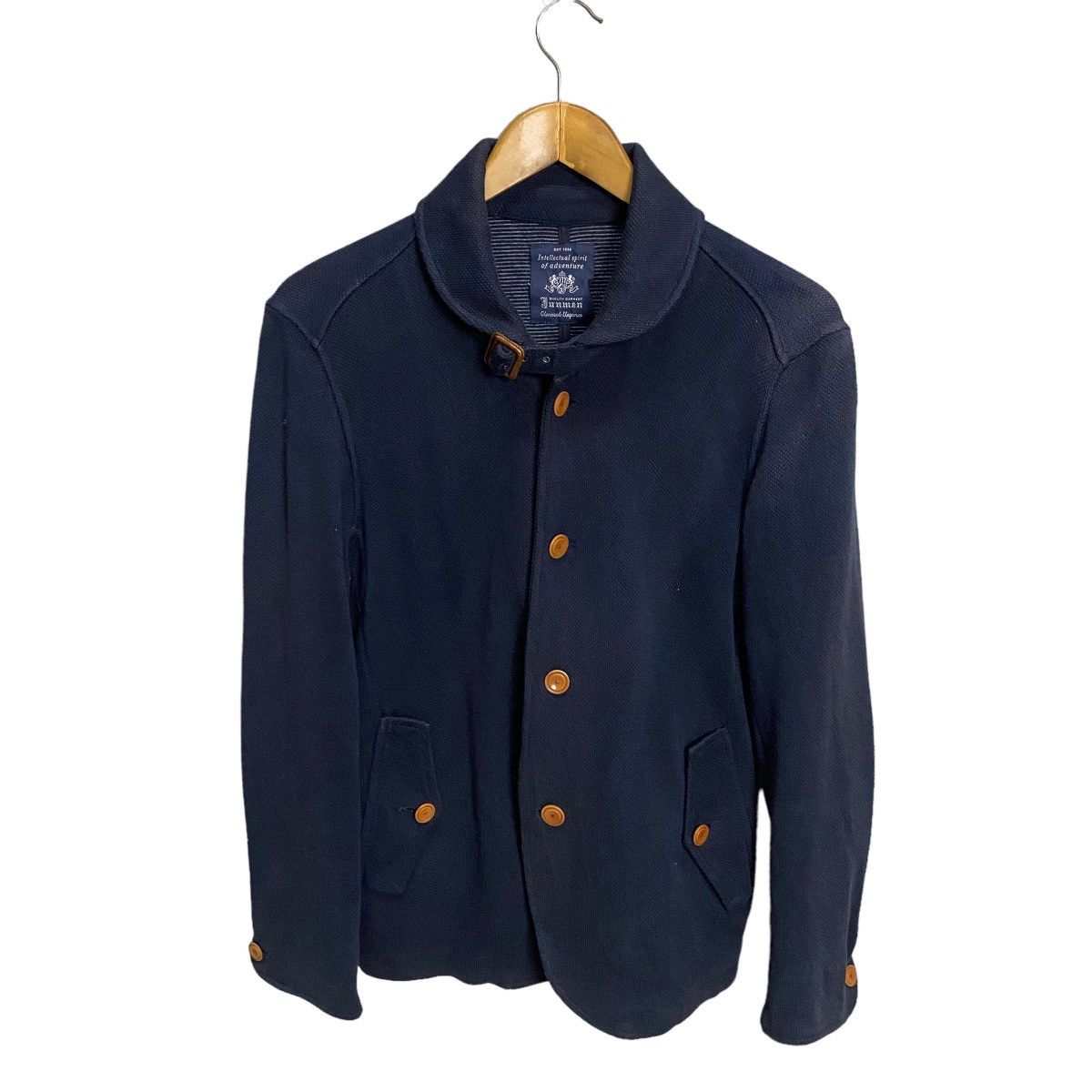 image of Jun Takahashi Junmen Cotton Jacket in Indigo, Men's (Size Small)