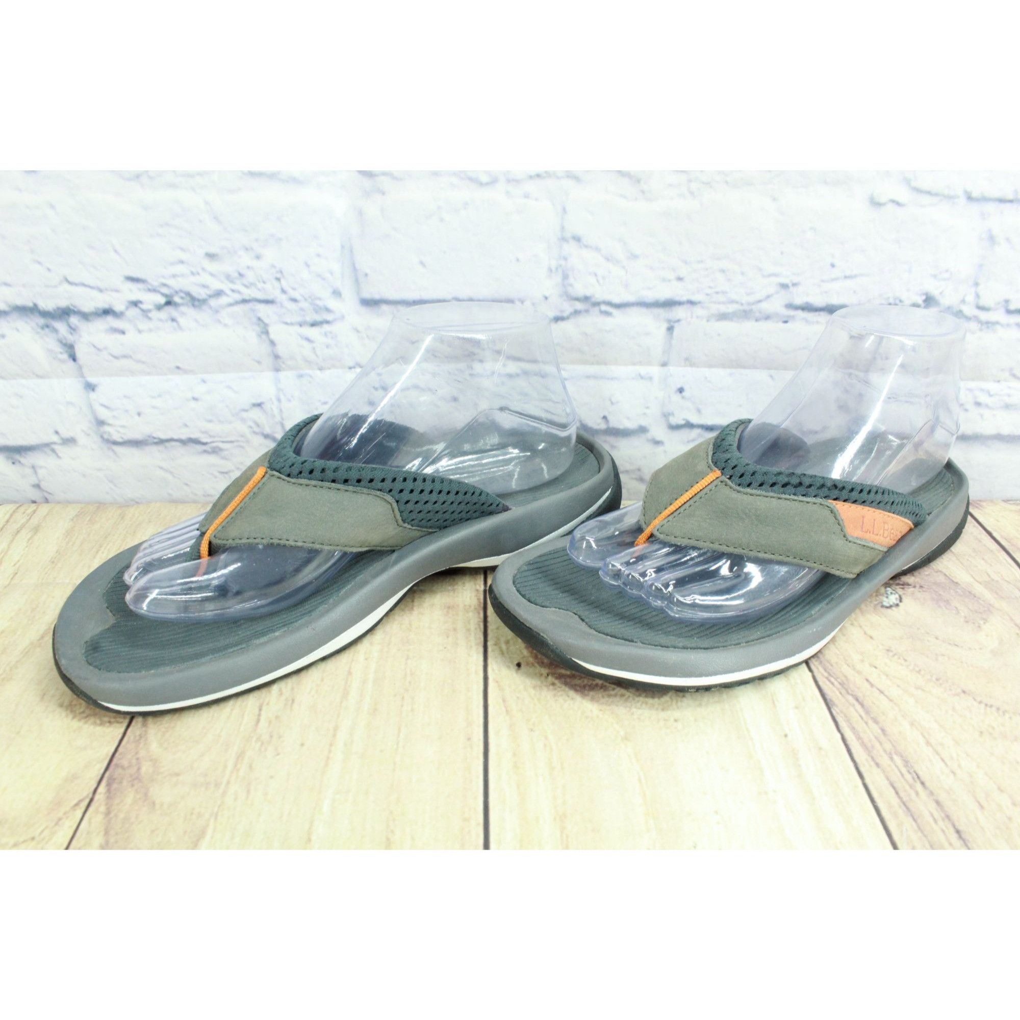 L.L. Bean LL Bean Men's Dark Silt Swift River Sport Flip Flops Size US 7 / EU 40 - 2 Thumbnail