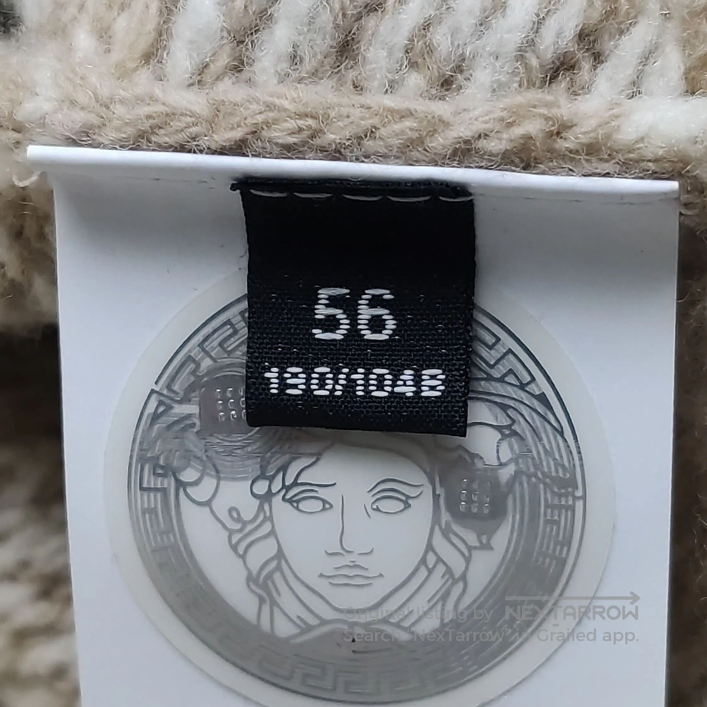 Versace Versace Patterned Wool Blend Crewneck Sweater. Size US XXL / EU 58 / 5 - 7 Thumbnail