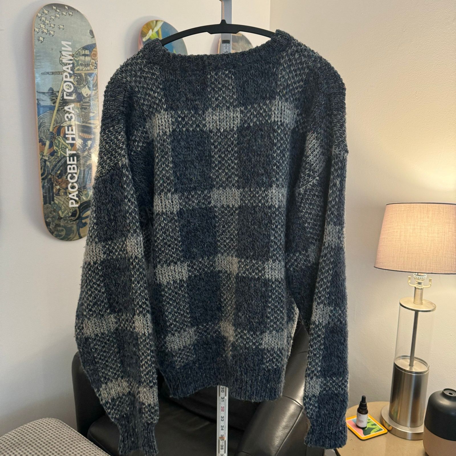 Vintage Vintage Peter England Plaid Blue White Size Large Size US L / EU 52-54 / 3 - 3 Thumbnail
