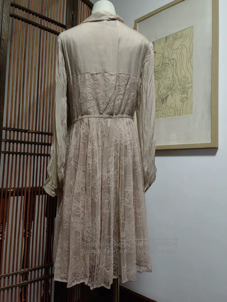 Valentino Valentino Silk lace dress Size S / US 4 / IT 40 - 6 Thumbnail