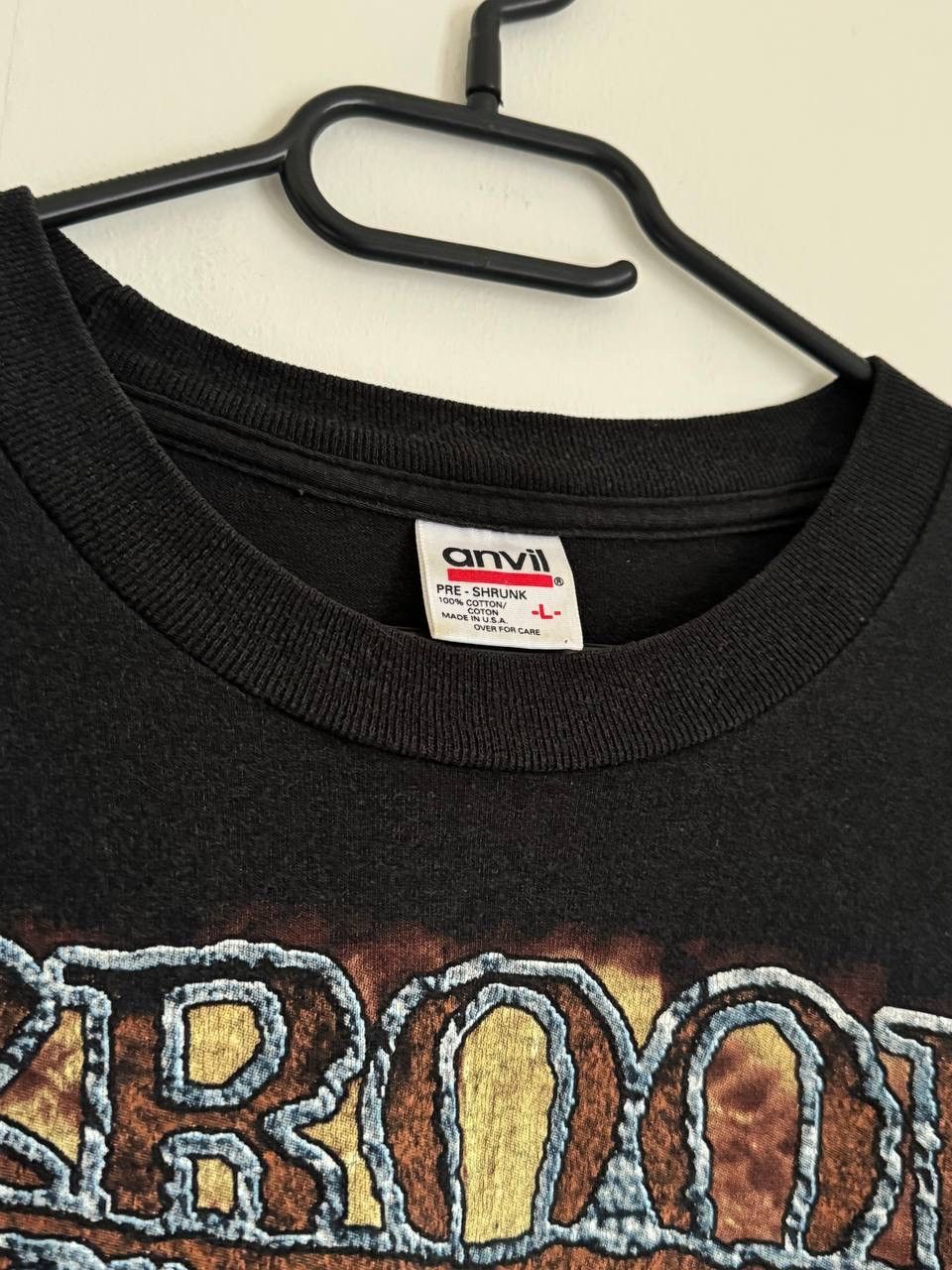 Anvil Vintage 90s Brooks and Dunn Rock T-shirt Ultra Rare Item Size US L / EU 52-54 / 3 - 3 Thumbnail