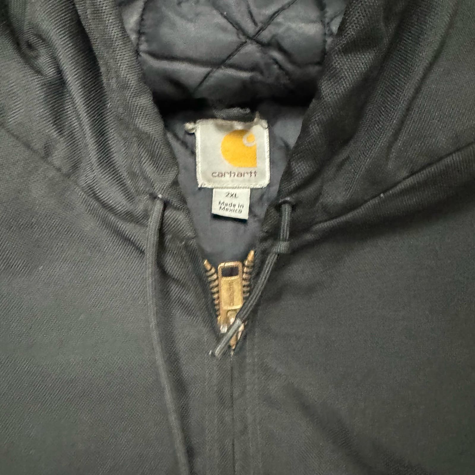 Carhartt Carhartt Workwear Y2K Black Rain Defender Hoodie Jacket Top Size US XXL / EU 58 / 5 - 3 Thumbnail