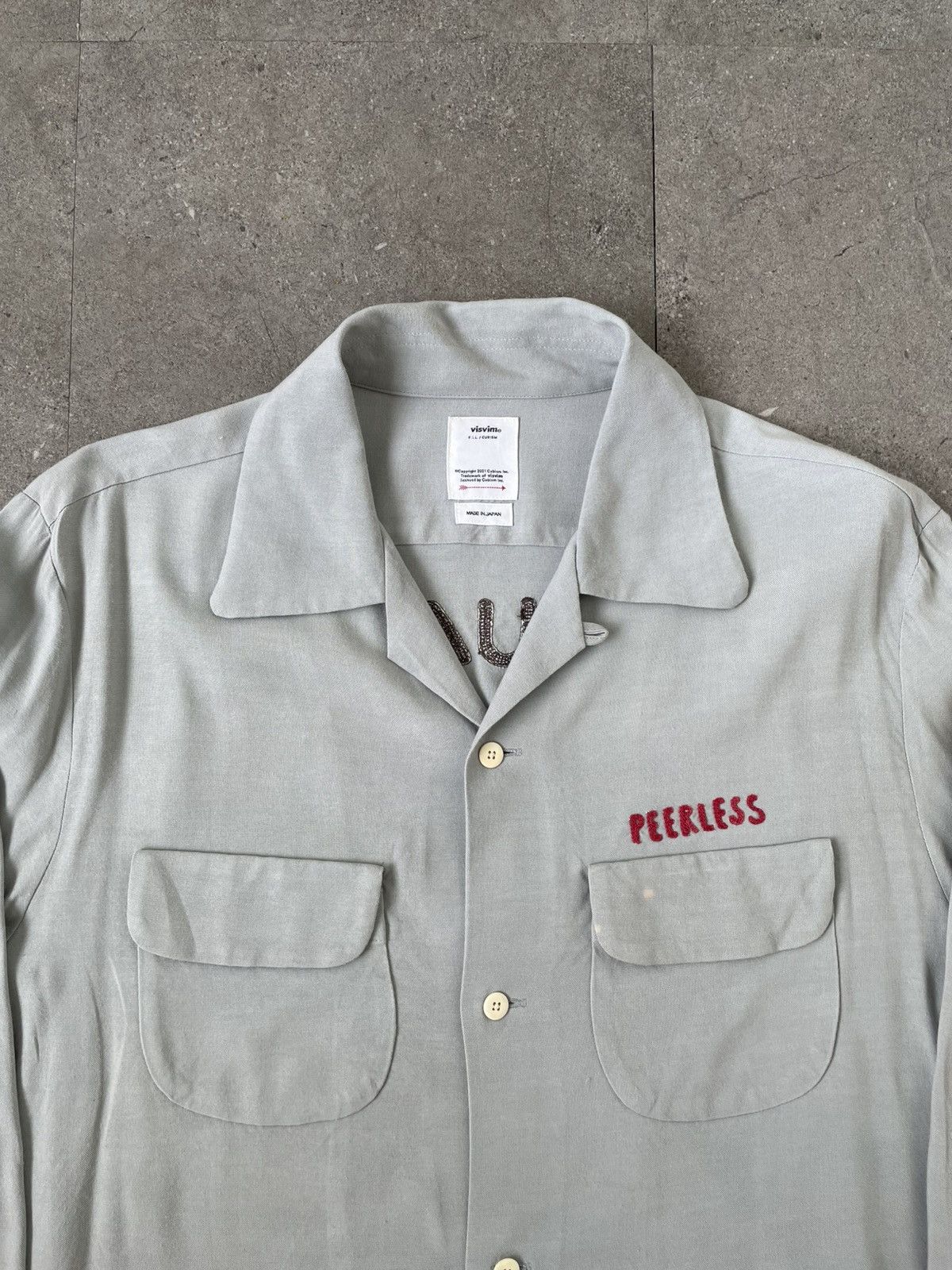 Visvim Visvim Keesey G.S. Shirt Ls I.Q.W.T. 24SS Size US L / EU 52-54 / 3 - 3 Thumbnail